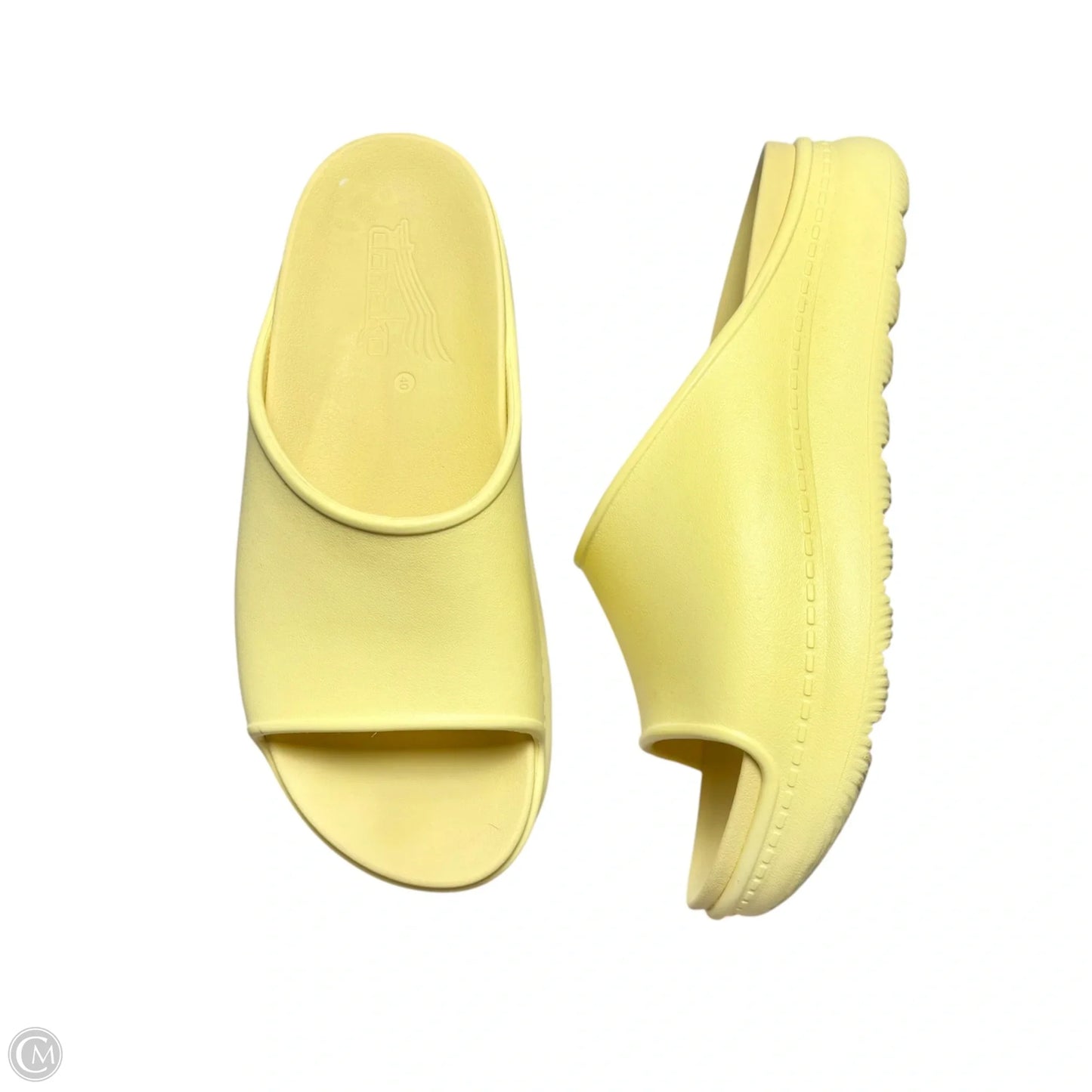 Sandals Heels Platform By Dansko In Yellow, Size: 9.5