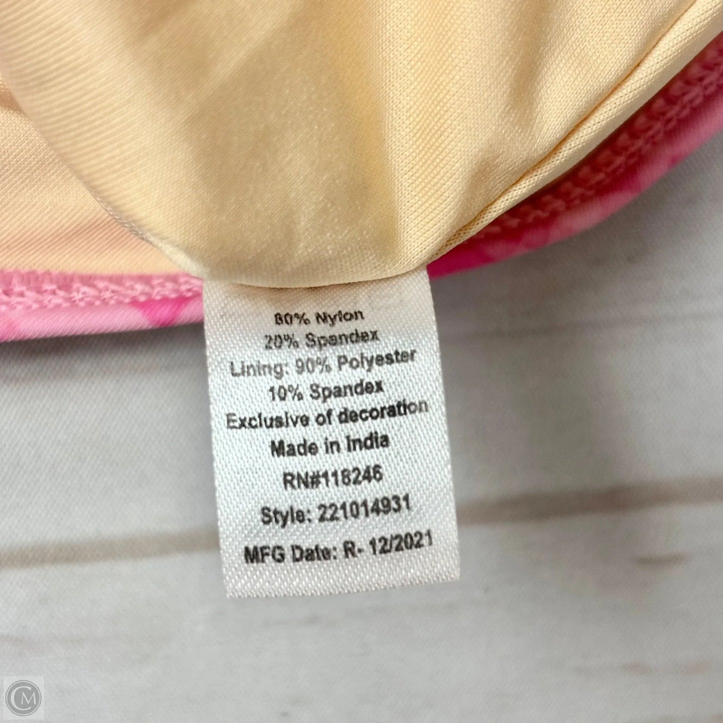 Swimsuit By Cabana Life In Pink, Size: M
