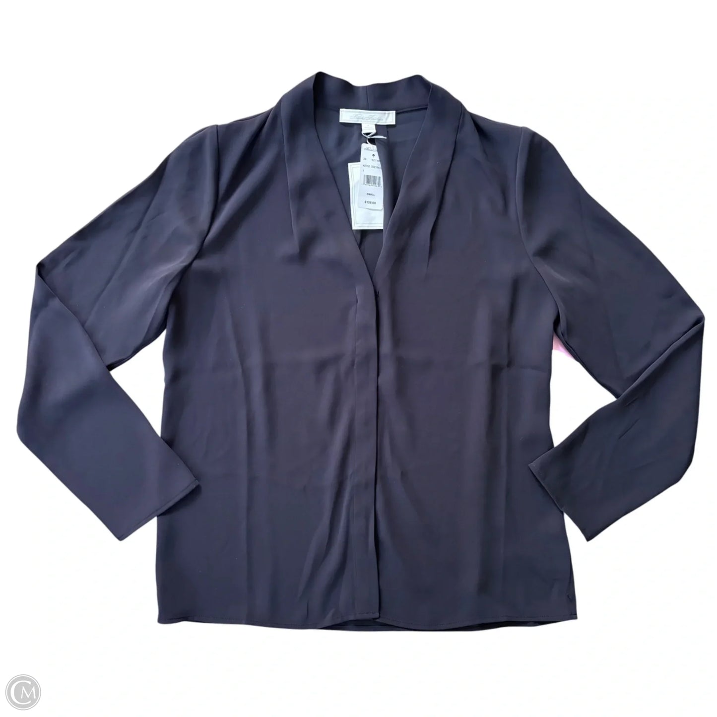 Top Long Sleeve By Brooks Brothers In Black, Size: S