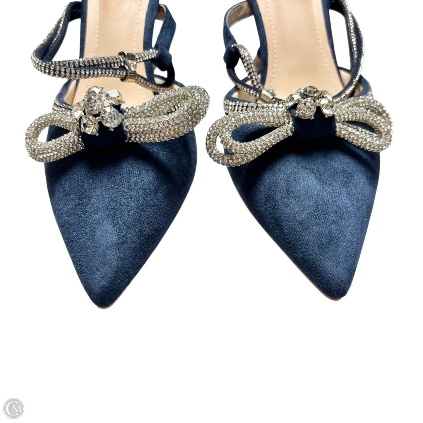 Shoes Heels Kitten By Suzanny In Blue, Size: 6