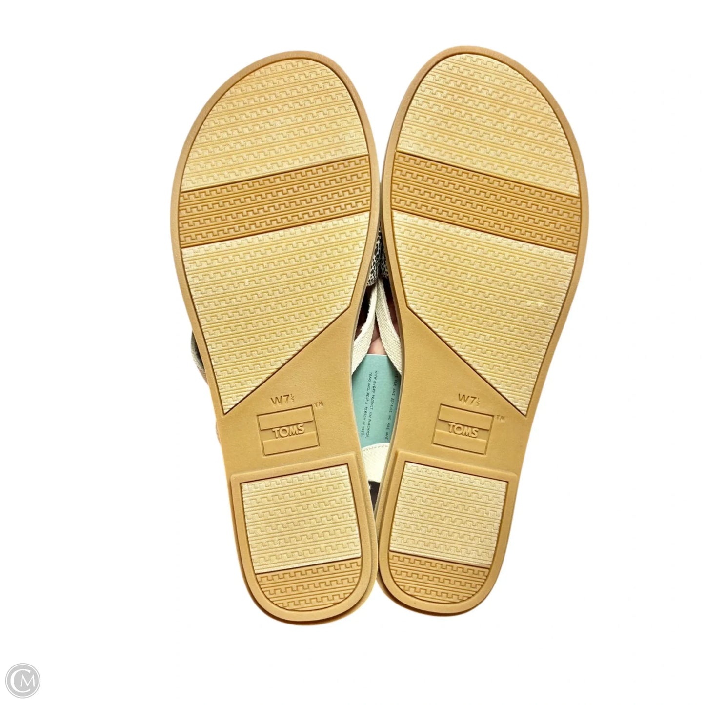 Sandals Flats By Toms In Brown, Size: 7.5