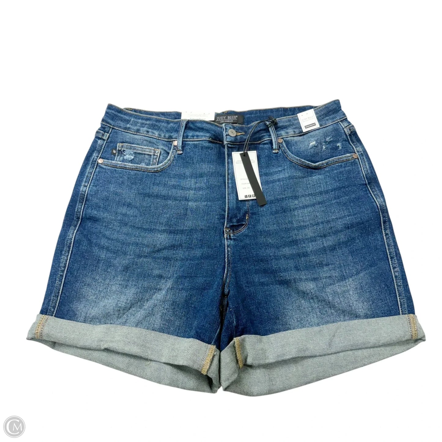 Shorts By Judy Blue In Blue Denim, Size: 20