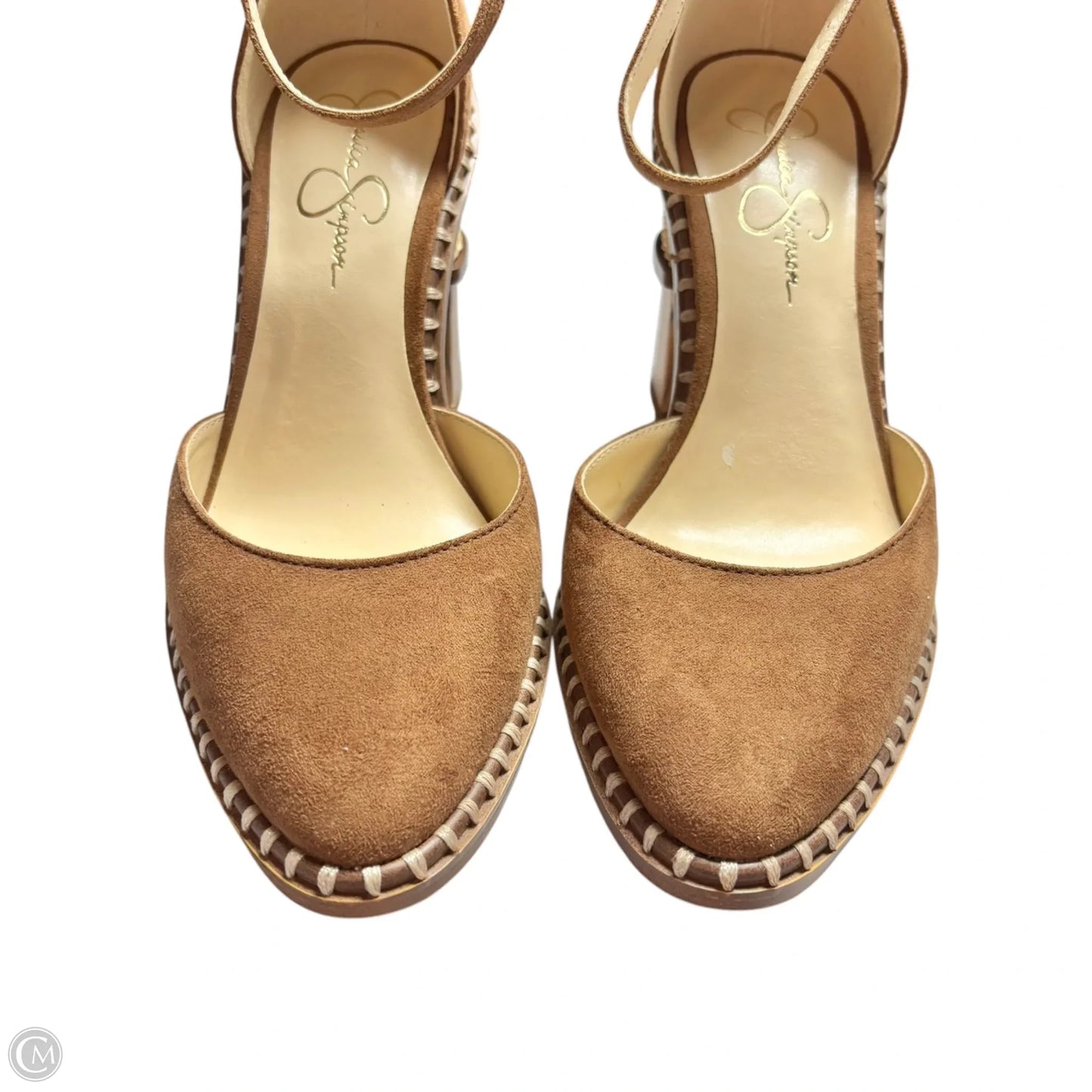 Shoes Heels Block By Jessica Simpson In Brown, Size: 9.5