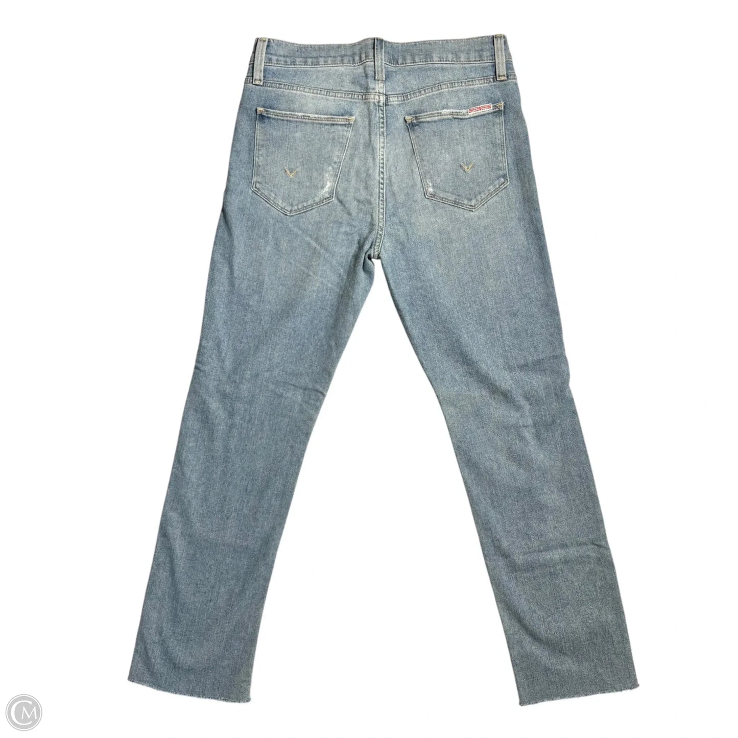 Jeans Straight By Hudson In Blue Denim, Size: 4