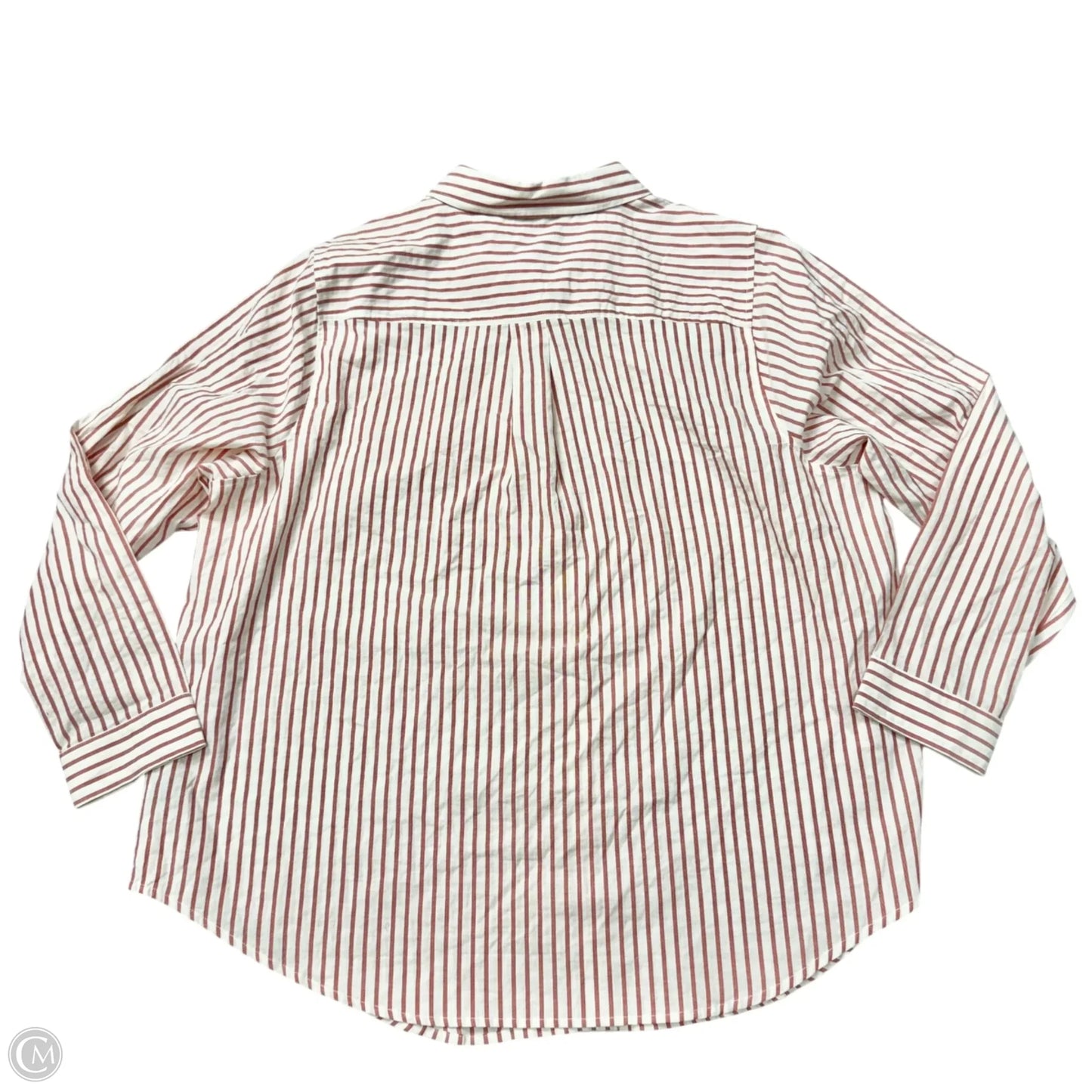 Top Long Sleeve By Torrid In Striped Pattern, Size: 3x