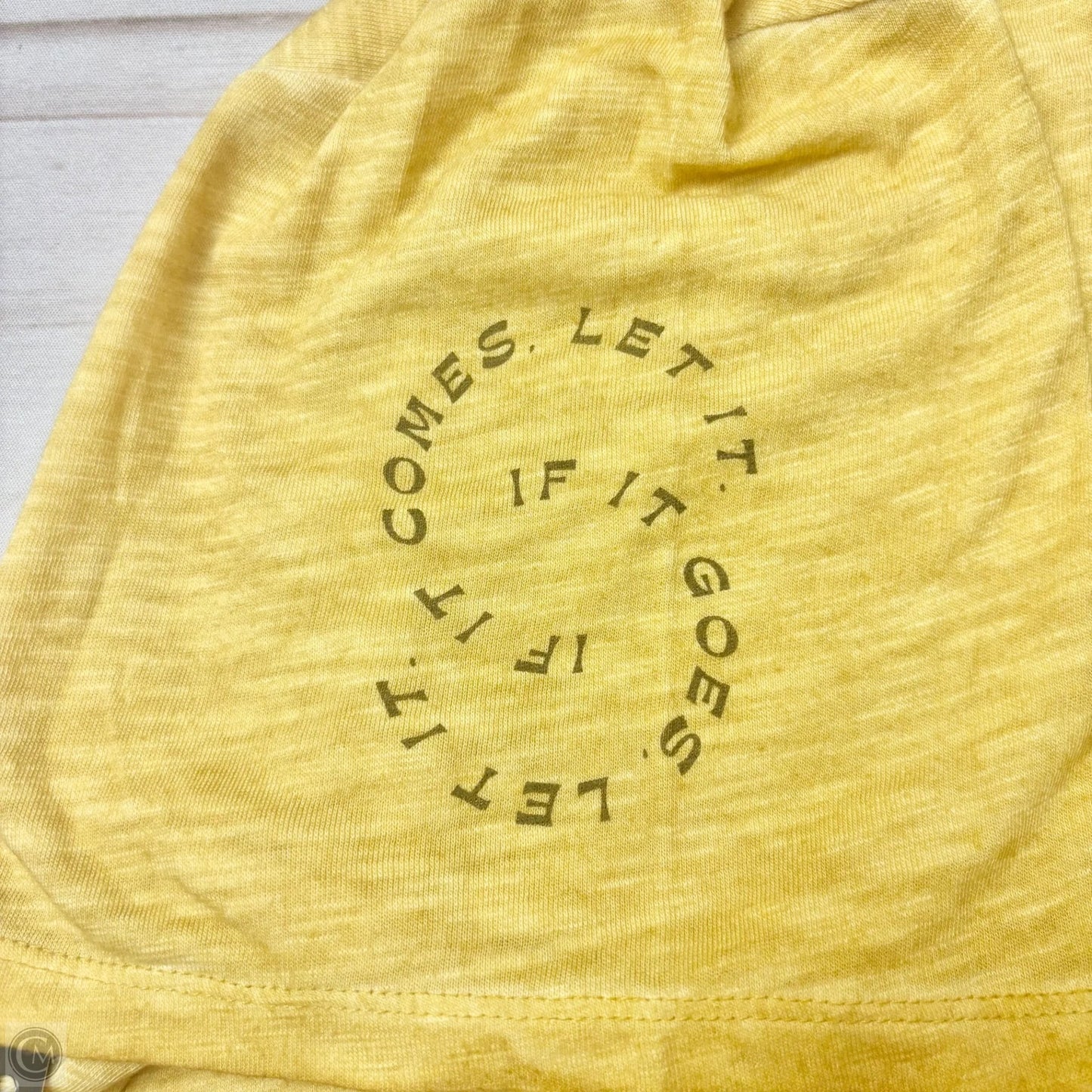 Top Short Sleeve By Torrid In Yellow, Size: 2x