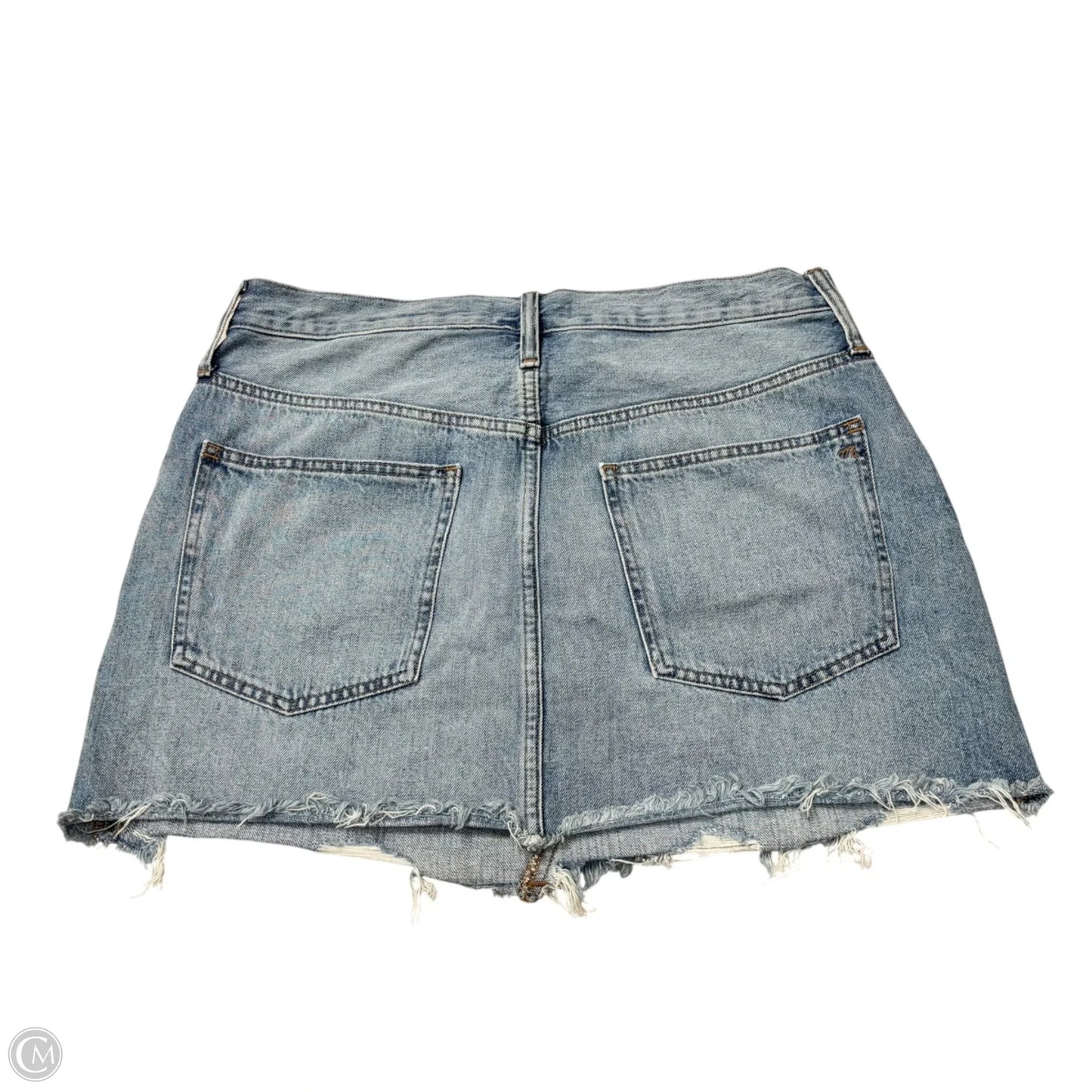 Skirt Mini & Short By Madewell In Blue Denim, Size: 10