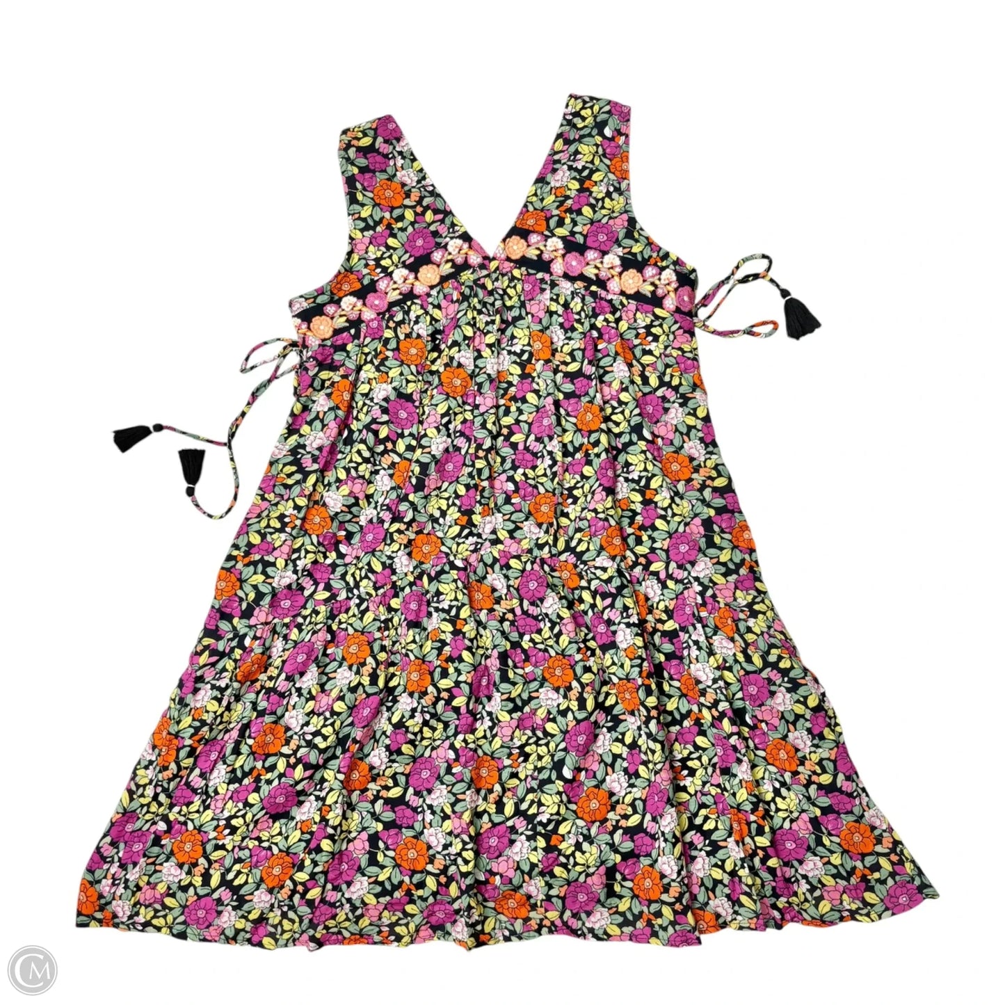 Dress Casual Short By Anthropologie In Floral Print, Size: Xs
