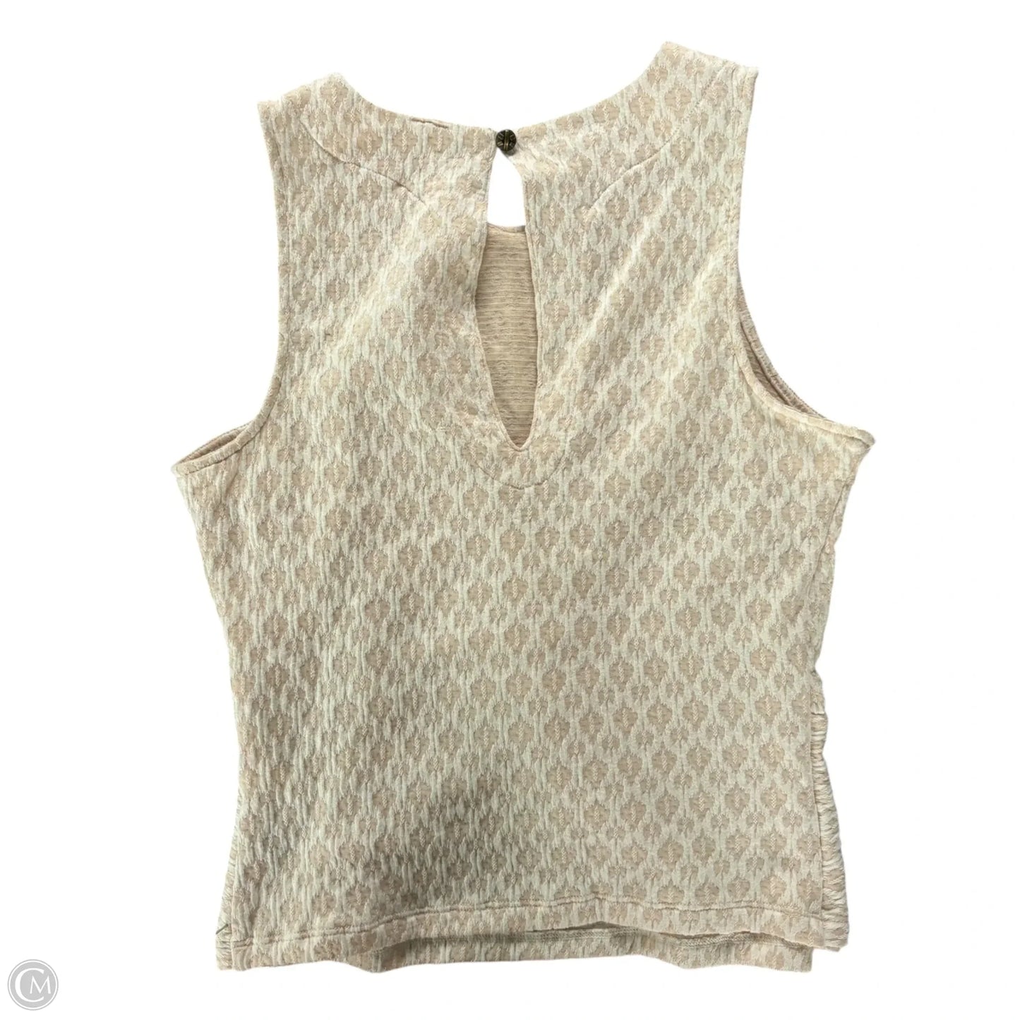 Tank Top By Anthropologie In Tan, Size: Xs