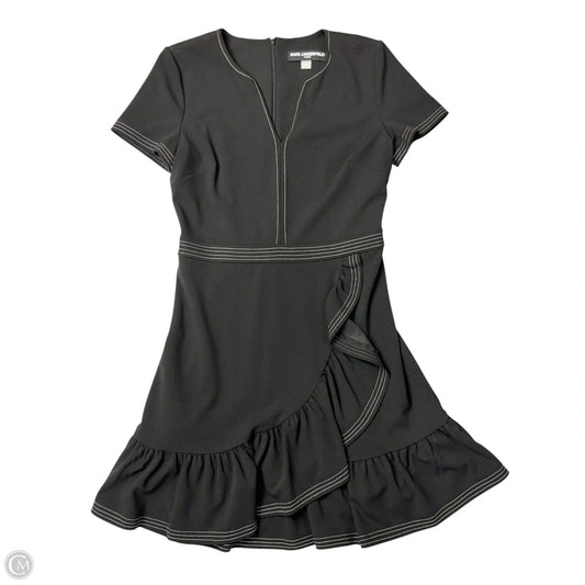 Dress Designer By Karl Lagerfeld In Black, Size: S