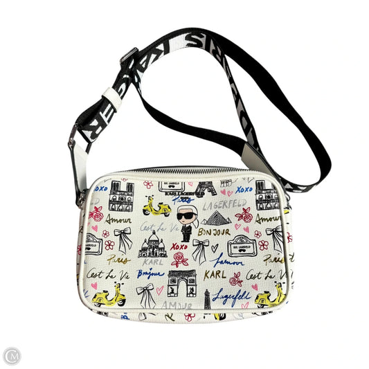 Crossbody Designer By Karl Lagerfeld, Size: Small