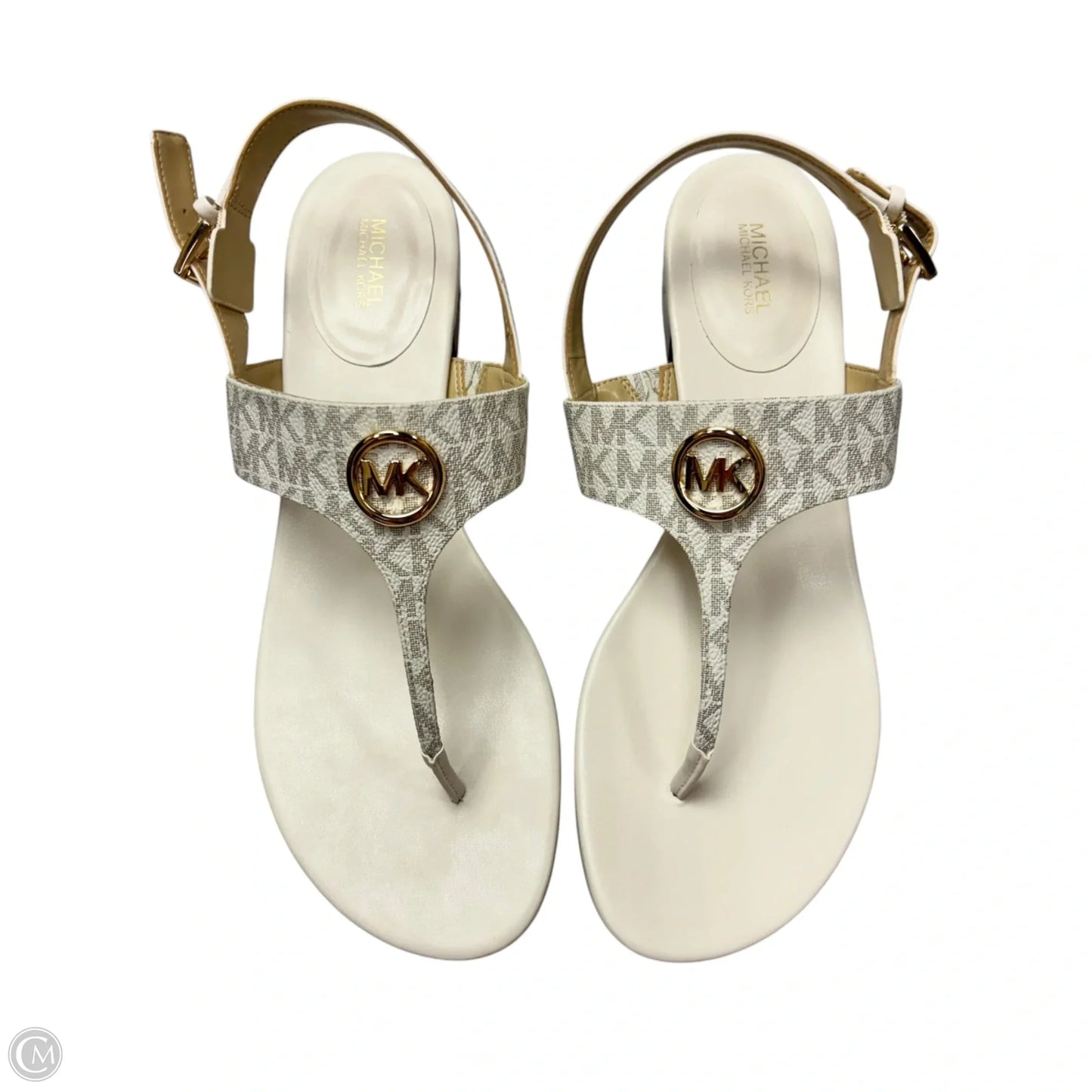 Sandals Heels Kitten By Michael By Michael Kors In Cream, Size: 11