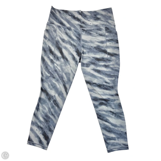 Athletic Leggings By Athleta In Blue, Size: L