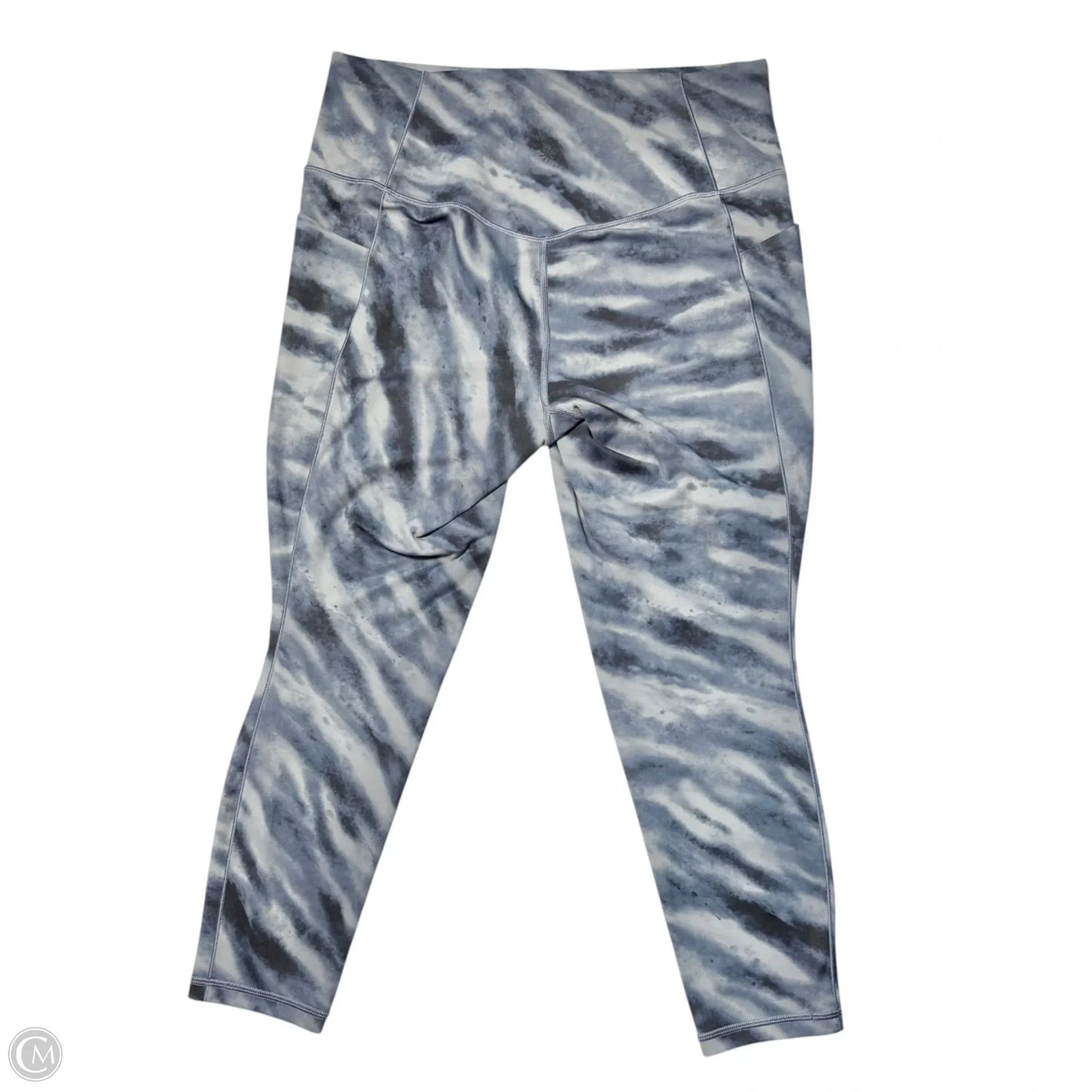 Athletic Leggings By Athleta In Blue, Size: L