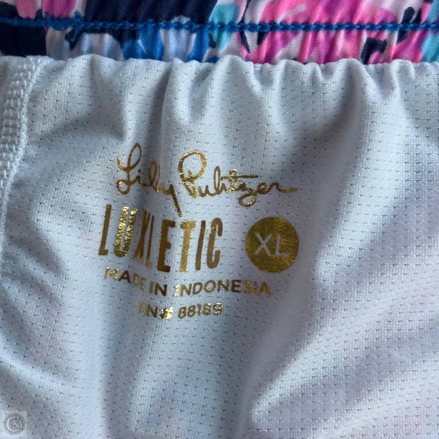 Shorts Designer By Lilly Pulitzer In Blue, Size: Xl