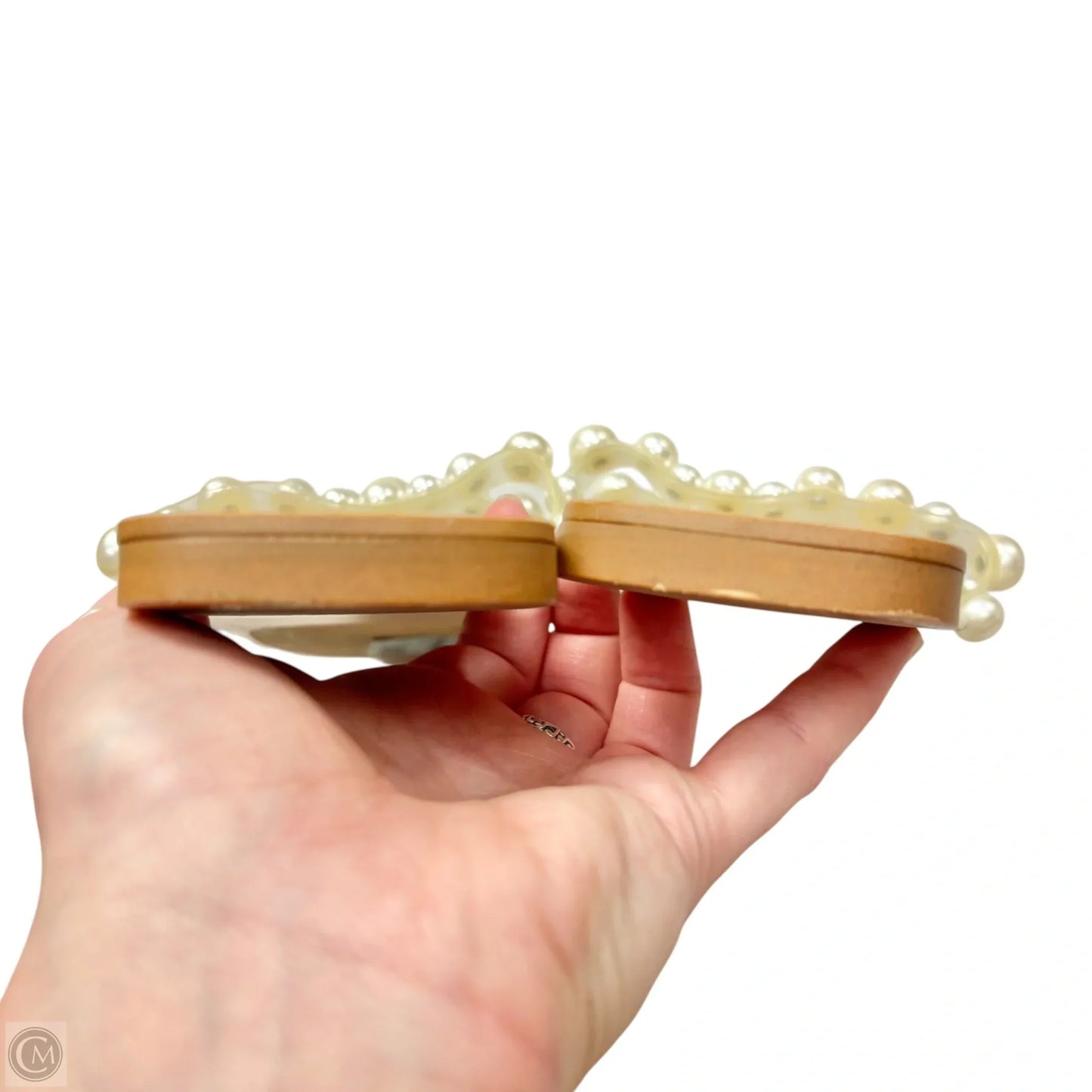 Sandals Flats By Zara In Tan & White, Size: 9.5