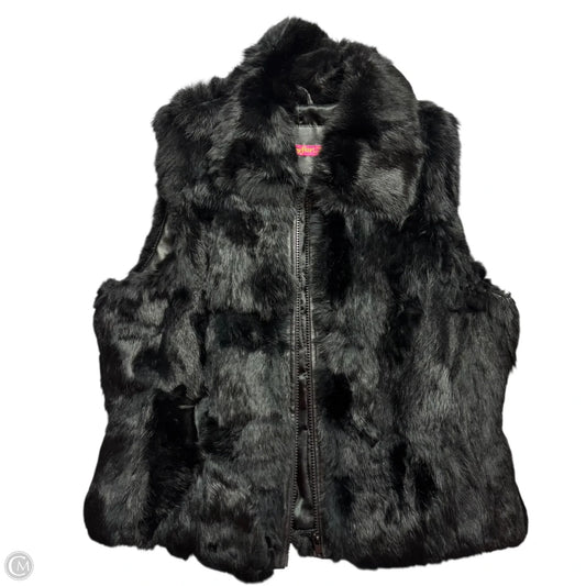 Vest Fur By Jennyfer J In Black, Size: L