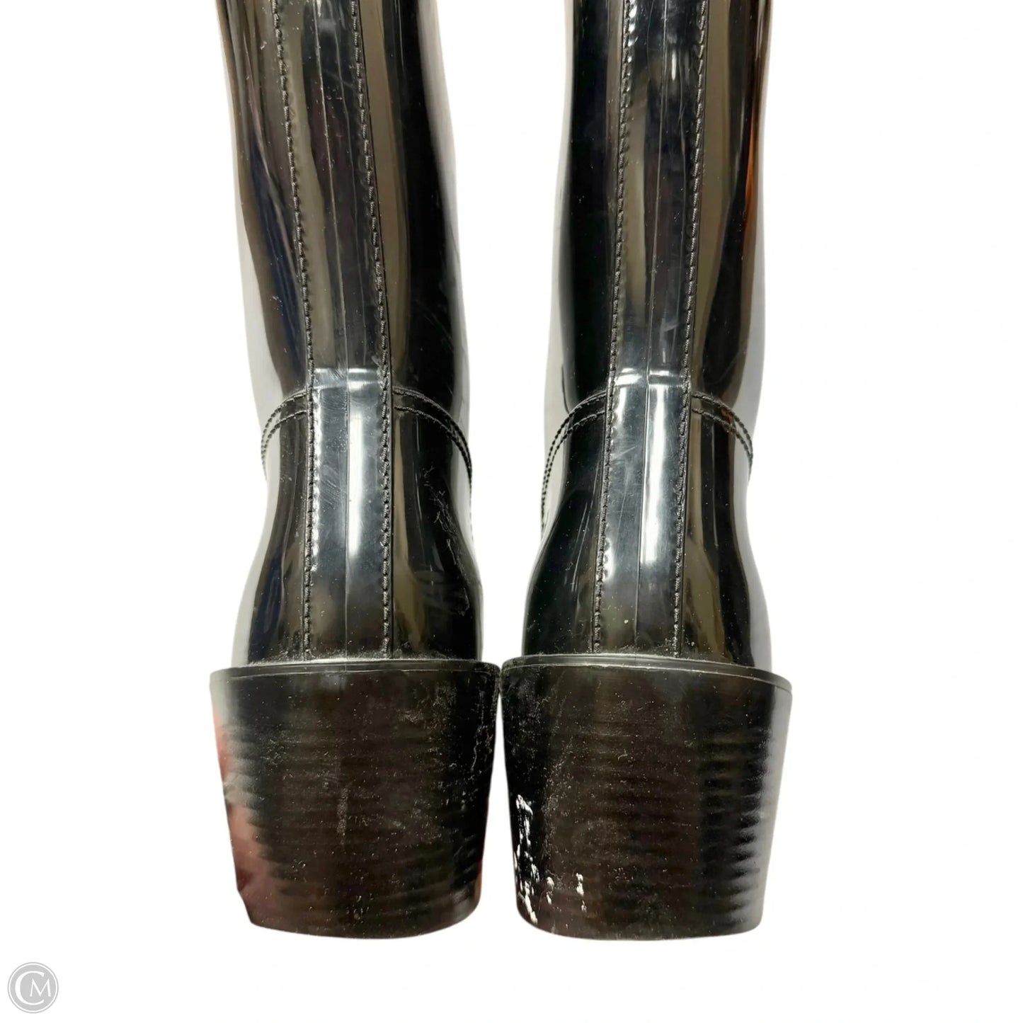 Boots Luxury Designer By Gucci In Black, Size: 7