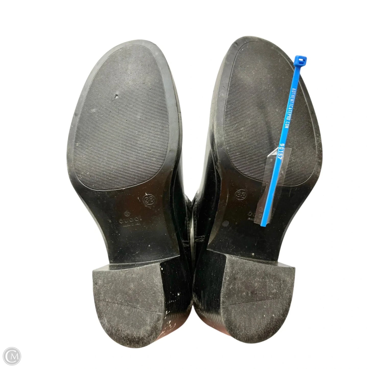 Boots Luxury Designer By Gucci In Black, Size: 7