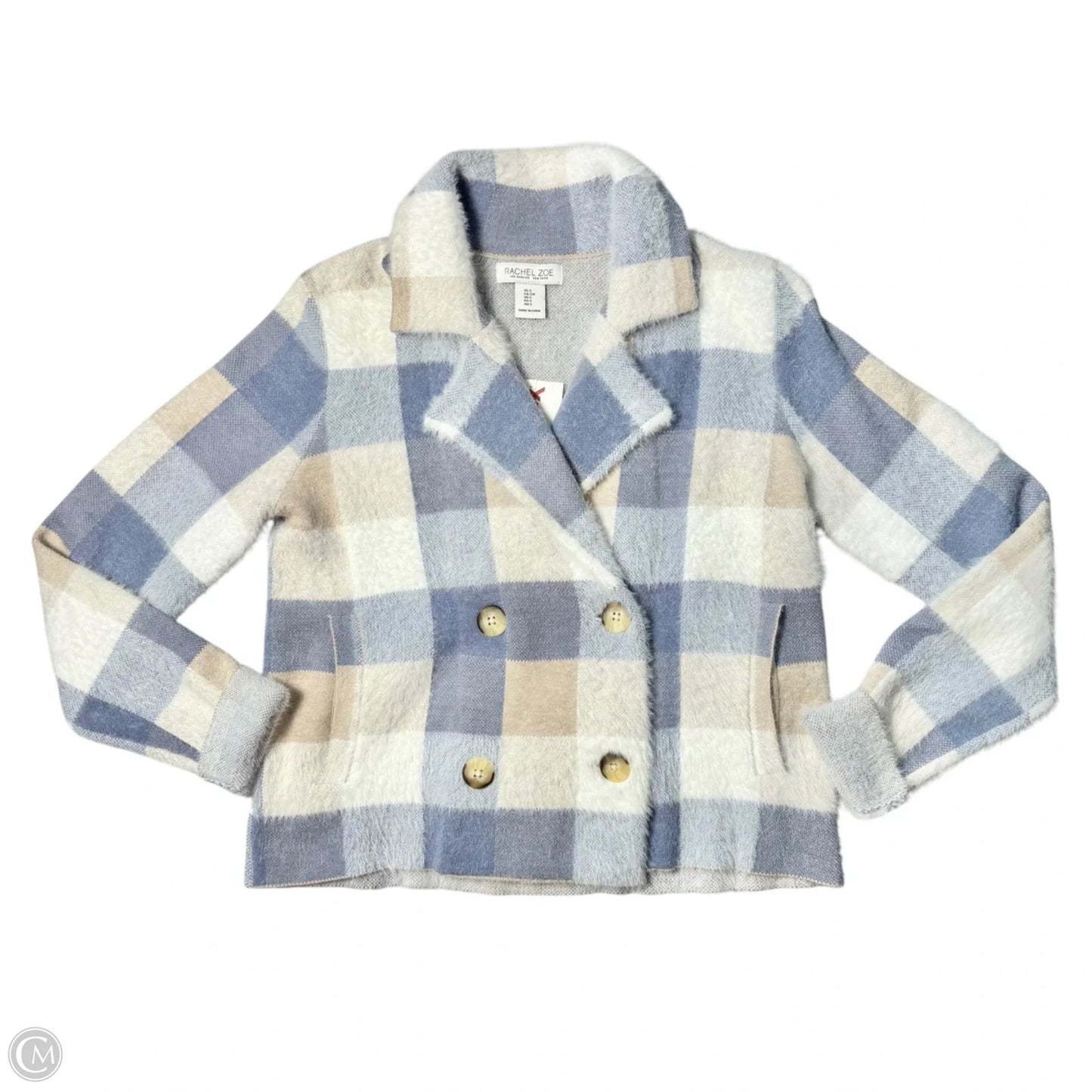 Jacket Other By Rachel Zoe In Plaid Pattern, Size: S