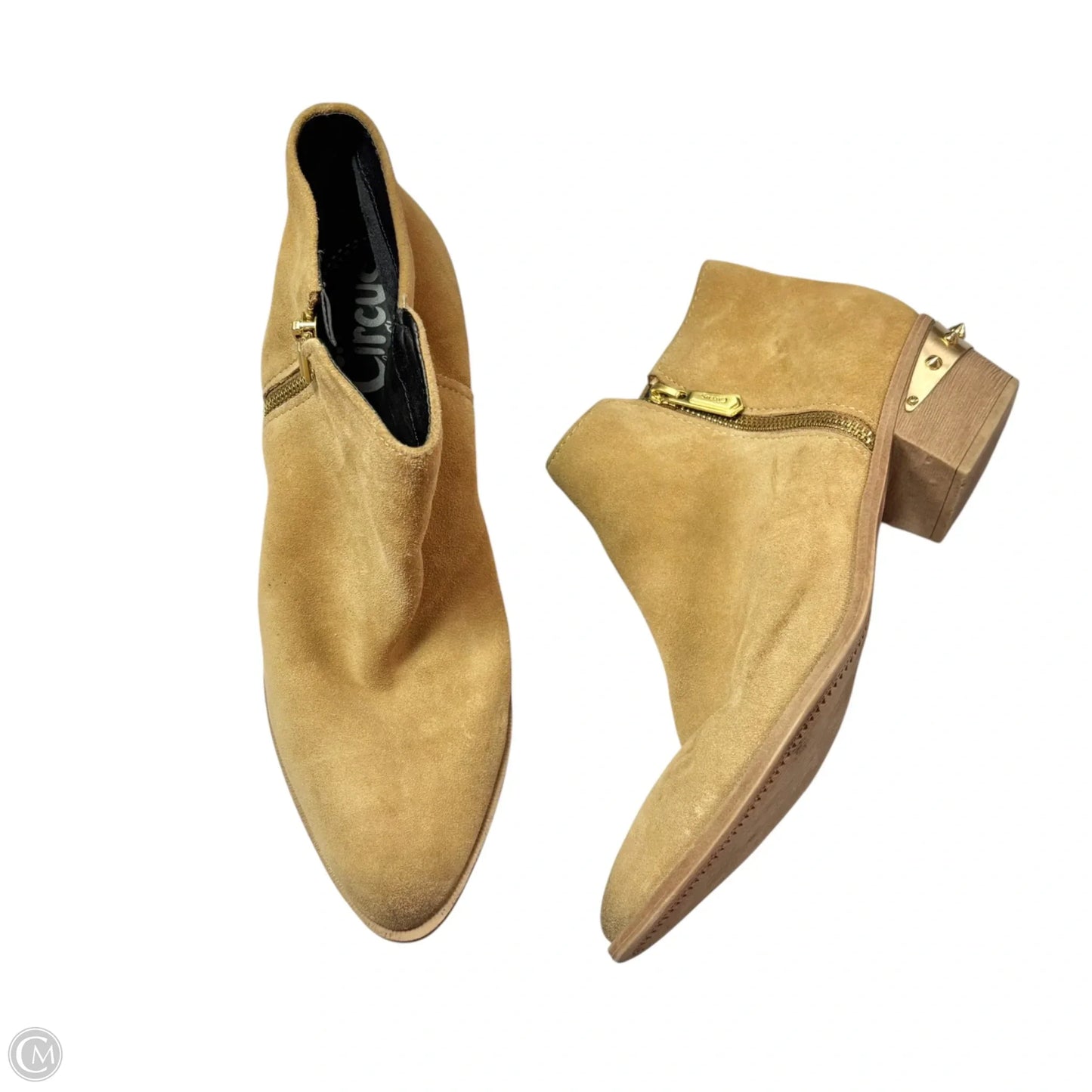 Boots Ankle Heels By Sam Edelman In Brown, Size: 10