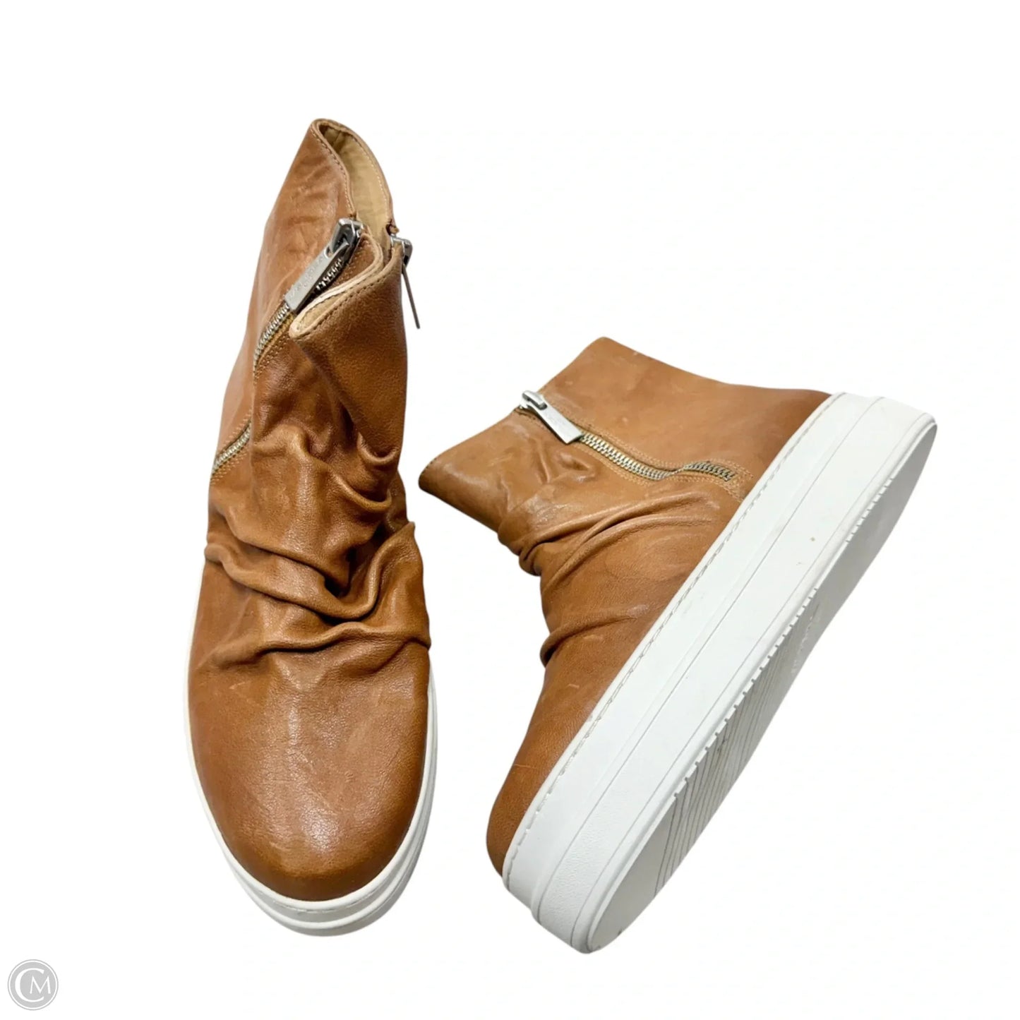 Shoes Sneakers By J Slides In Brown, Size: 7.5
