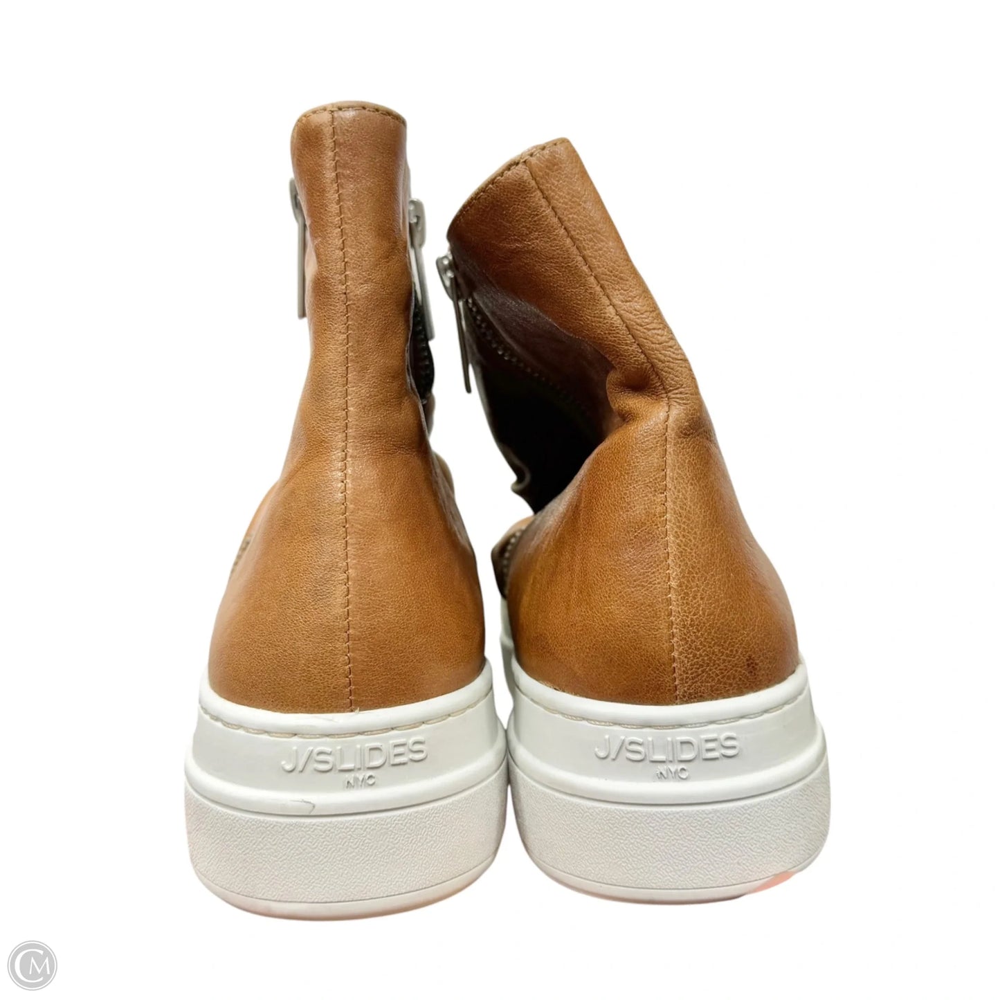 Shoes Sneakers By J Slides In Brown, Size: 7.5