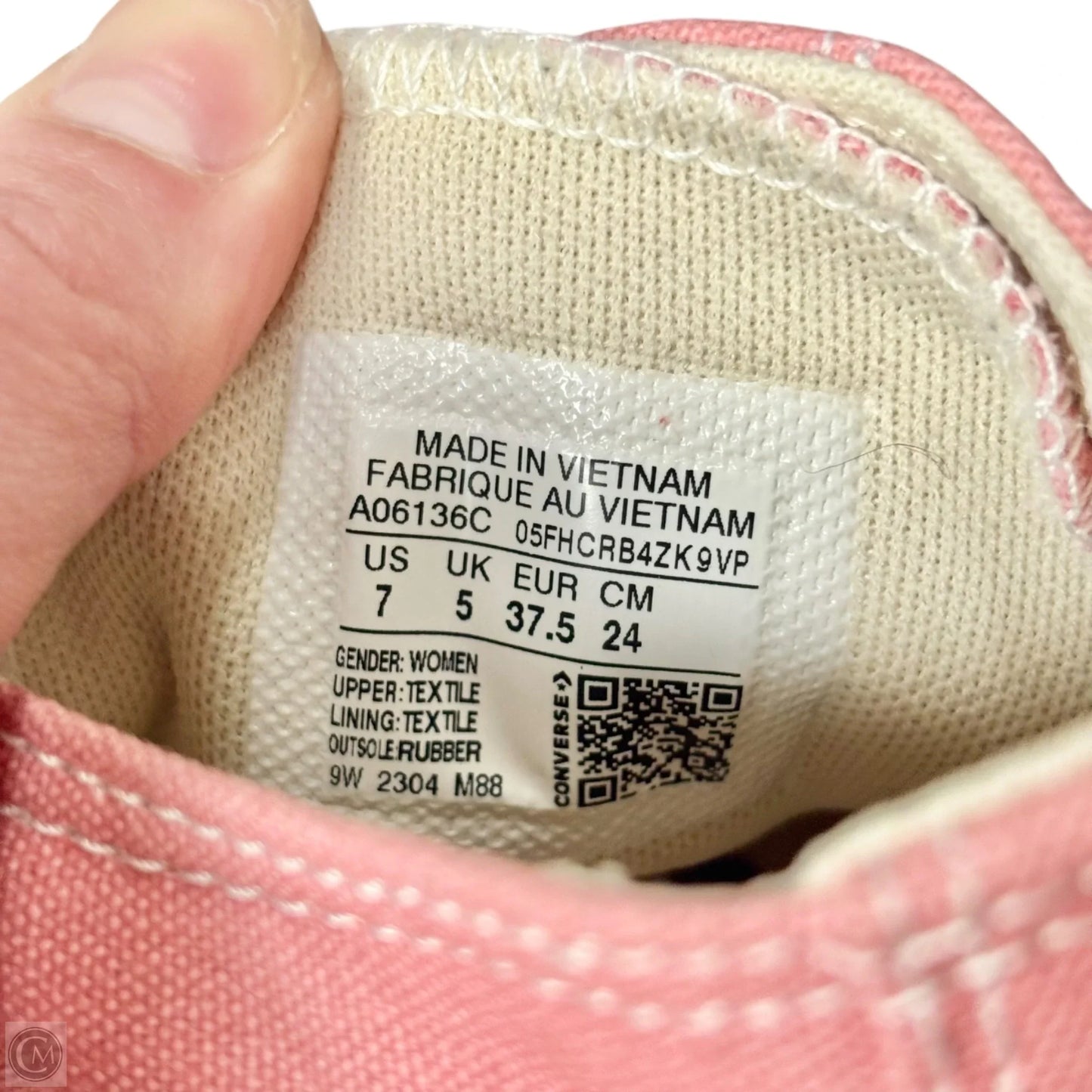 Shoes Sneakers By Converse In Pink, Size: 7