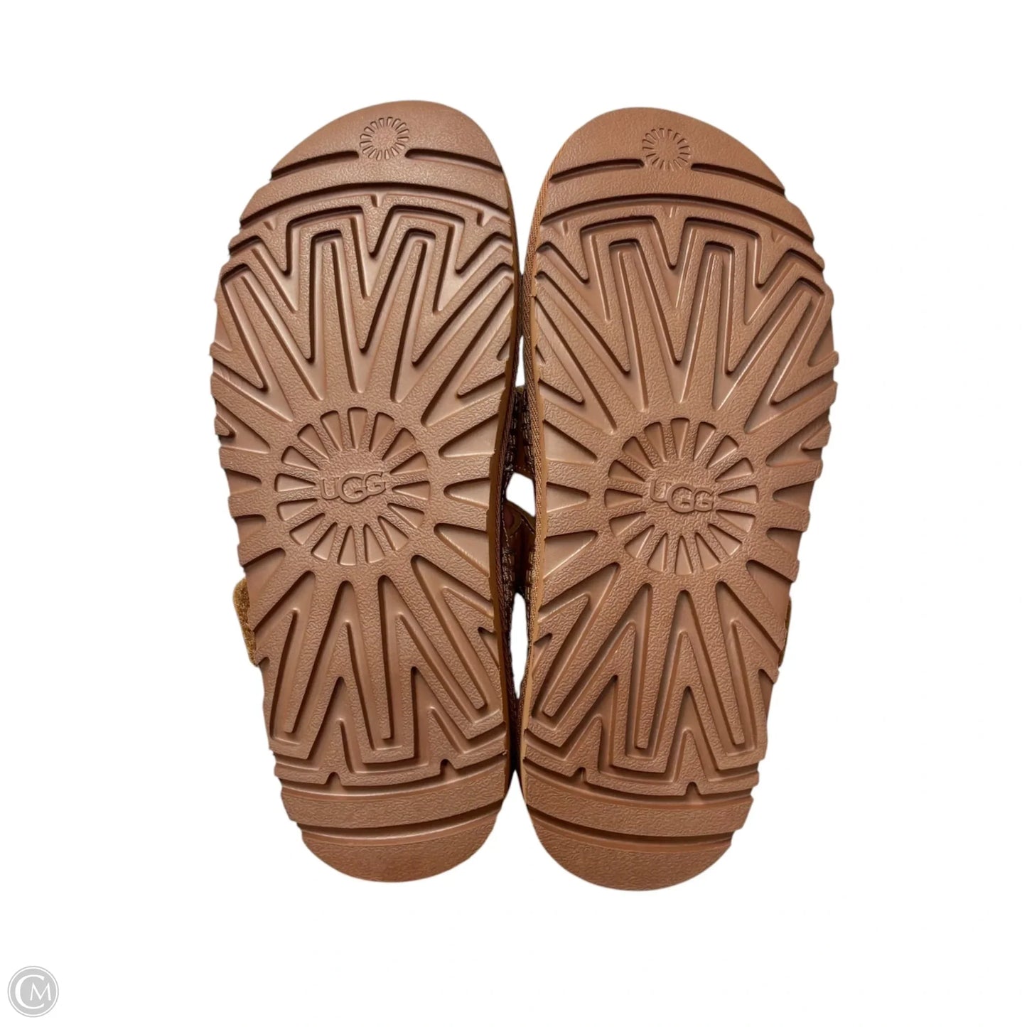 Sandals Designer By Ugg In Brown, Size: 8