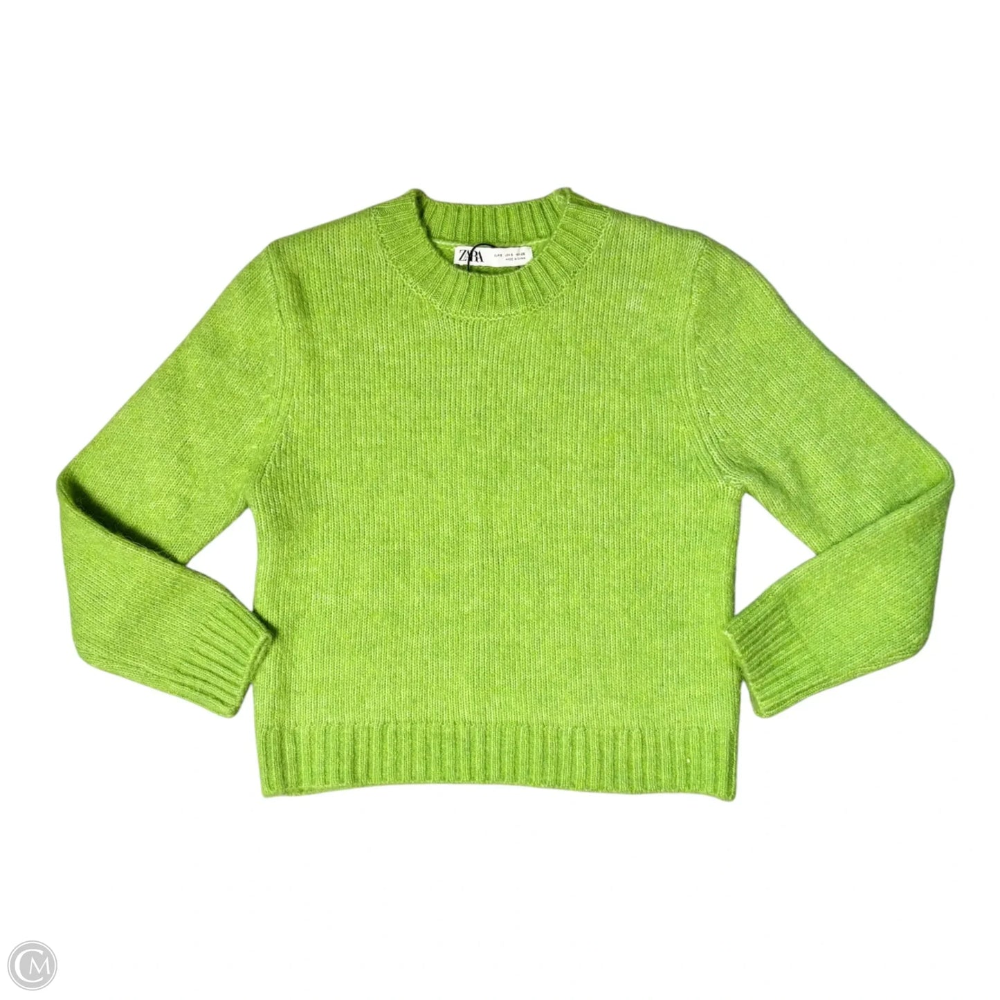 Sweater By Zara In Green, Size: S