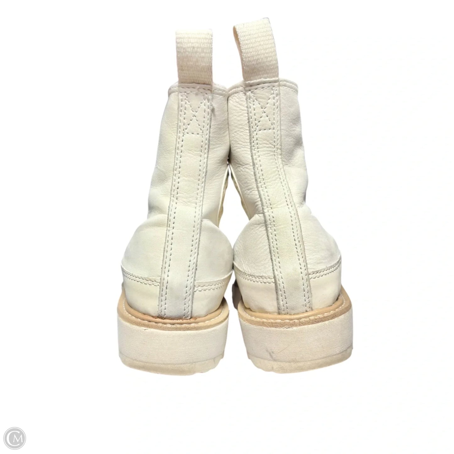 Boots Ankle Flats By Converse In Cream, Size: 7