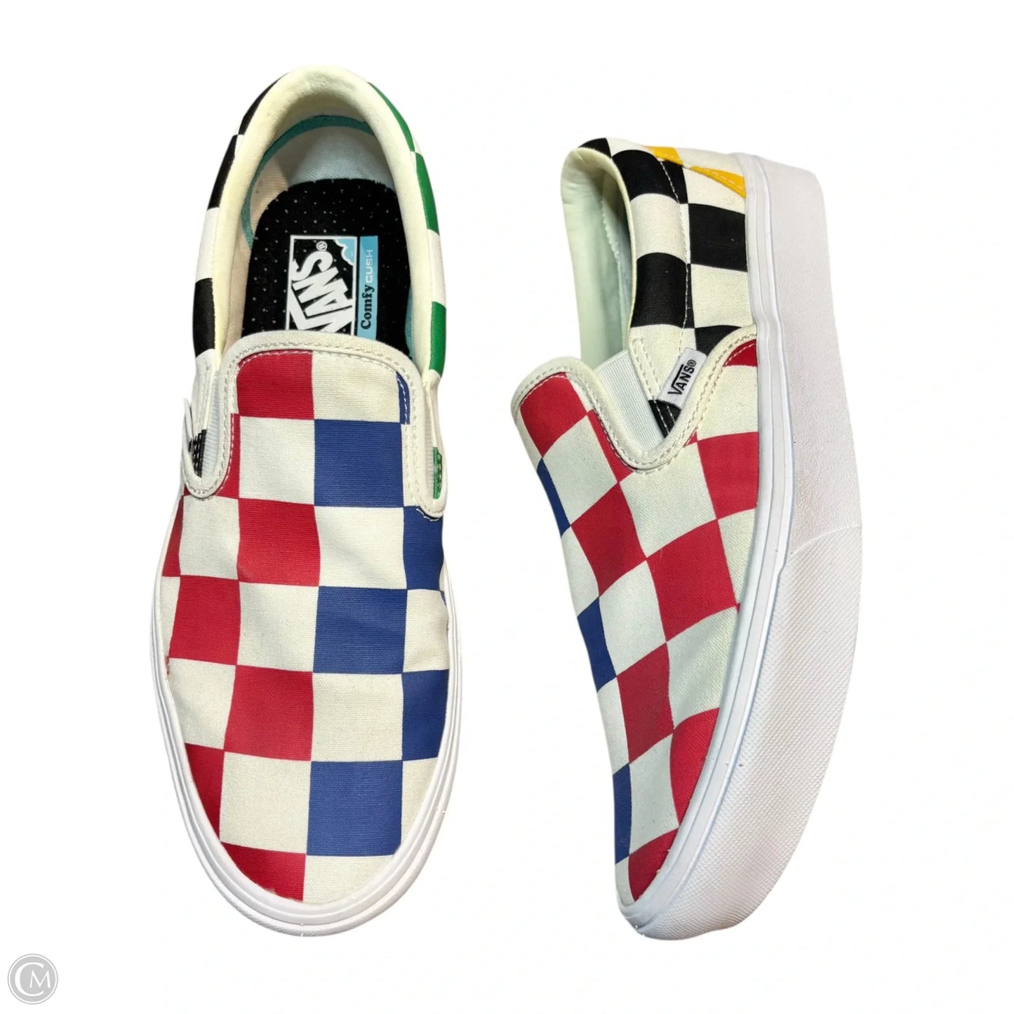 Shoes Sneakers By Vans In Checkered Pattern, Size: 11