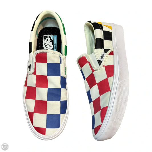 Shoes Sneakers By Vans In Checkered Pattern, Size: 11