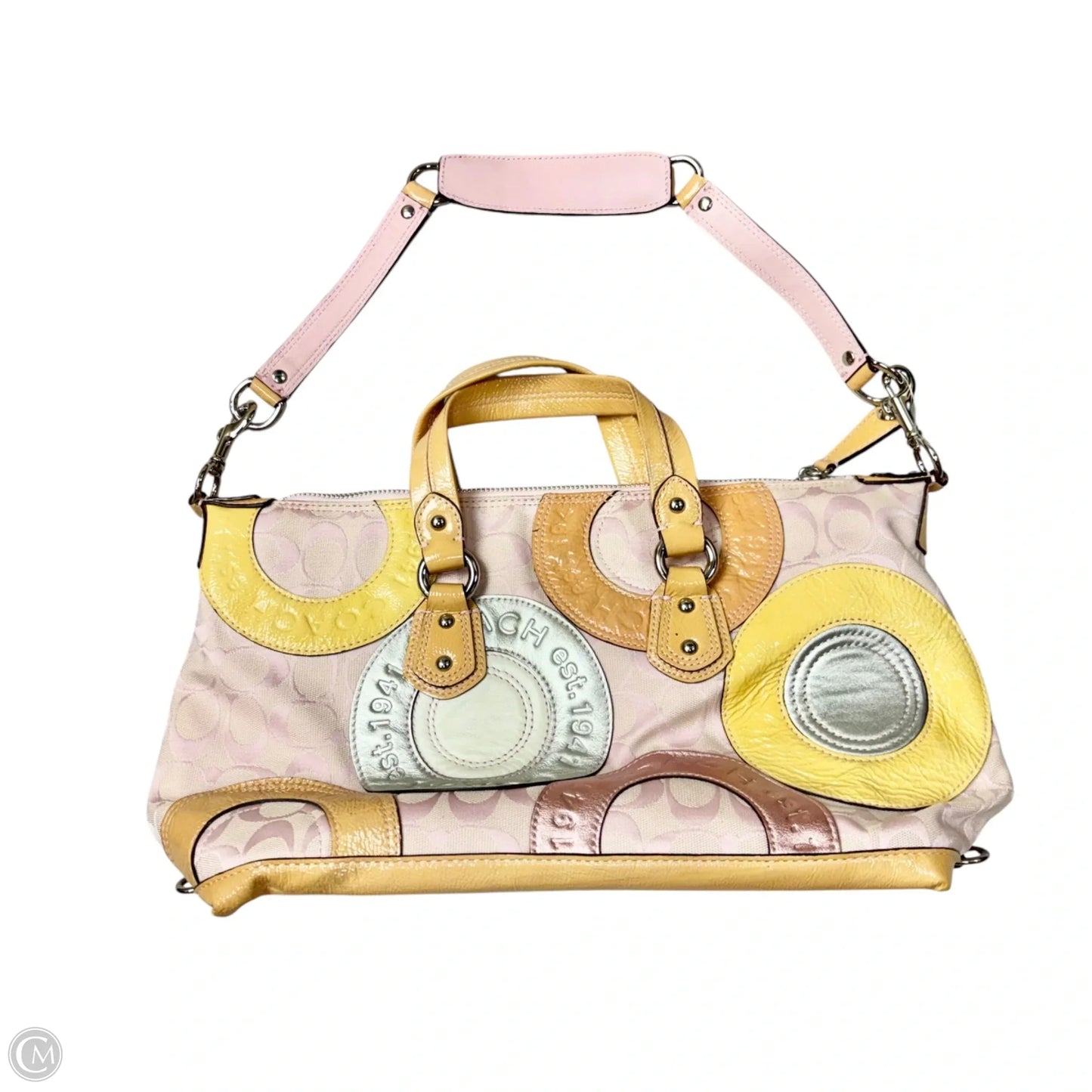 Handbag Designer By Coach, Size: Medium