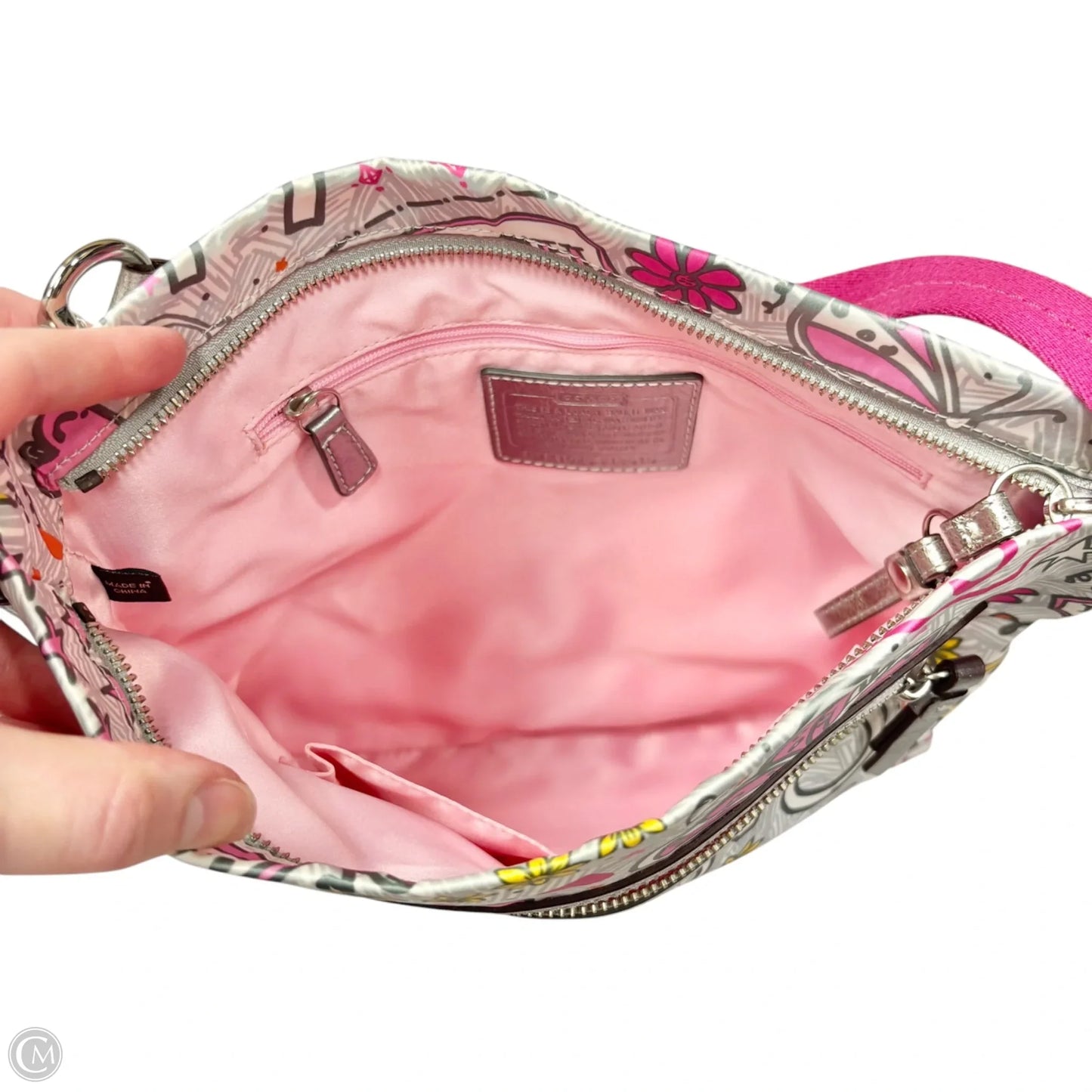 Crossbody Designer By Coach, Size: Medium