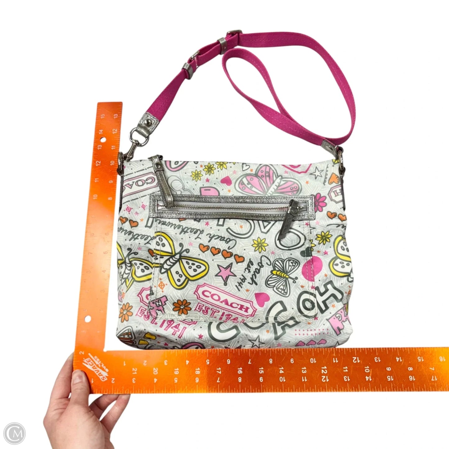 Crossbody Designer By Coach, Size: Medium