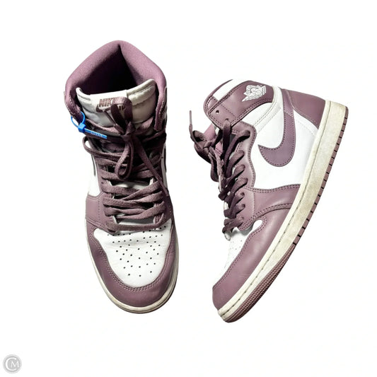 Shoes Luxury Designer By Jordan In Purple, Size: 12.5