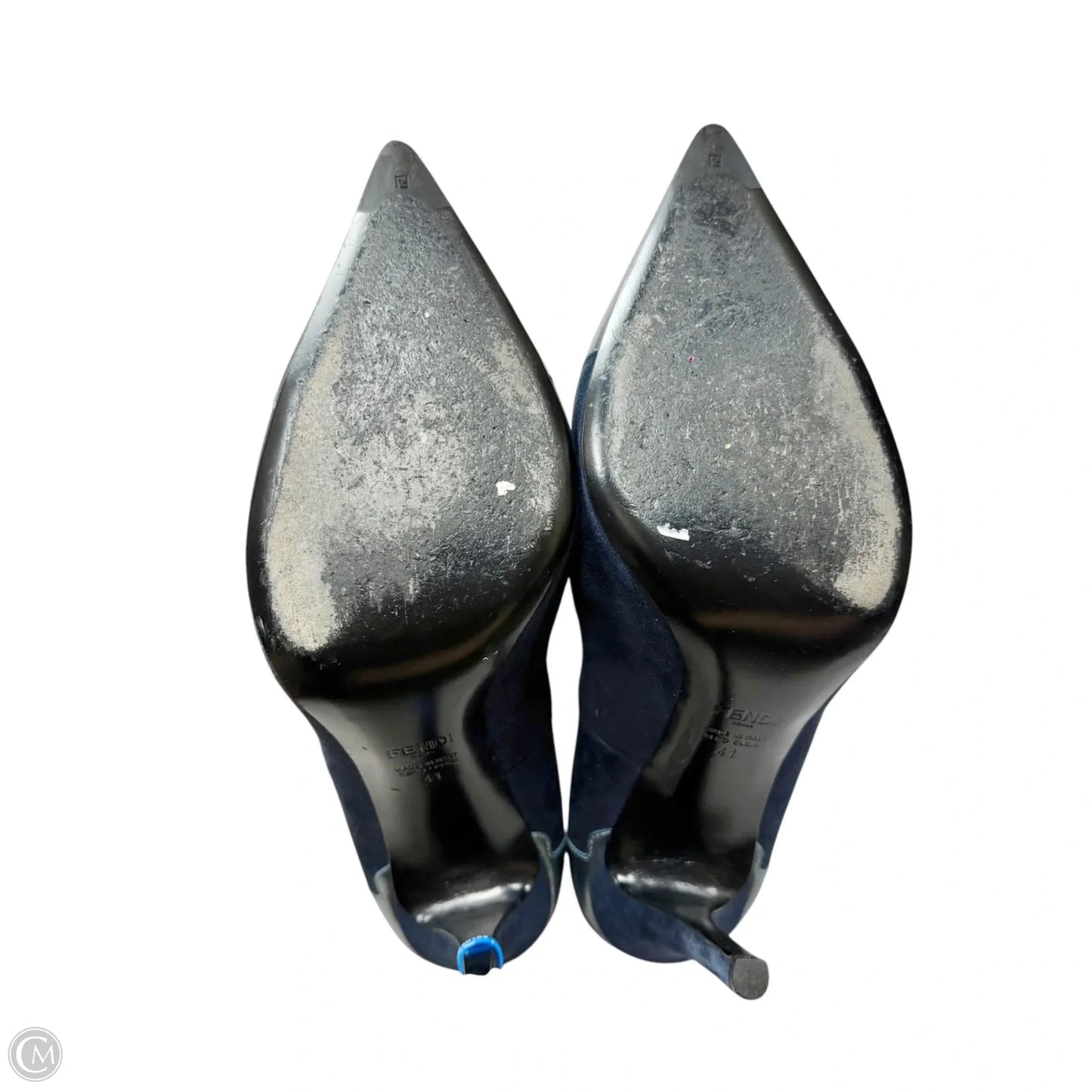 Shoes Luxury Designer By Fendi In Blue, Size: 10.5