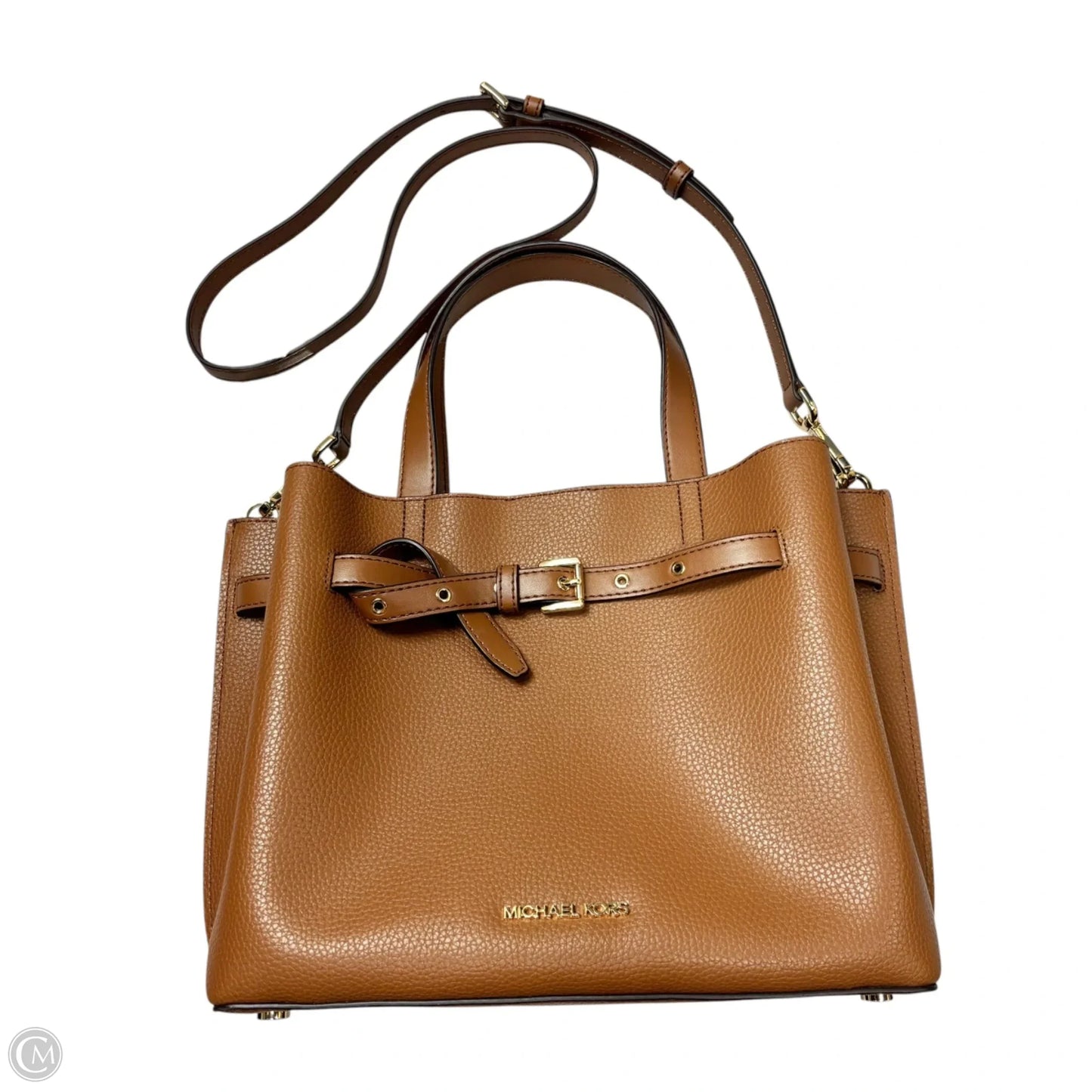 Handbag Leather By Michael By Michael Kors, Size: Medium