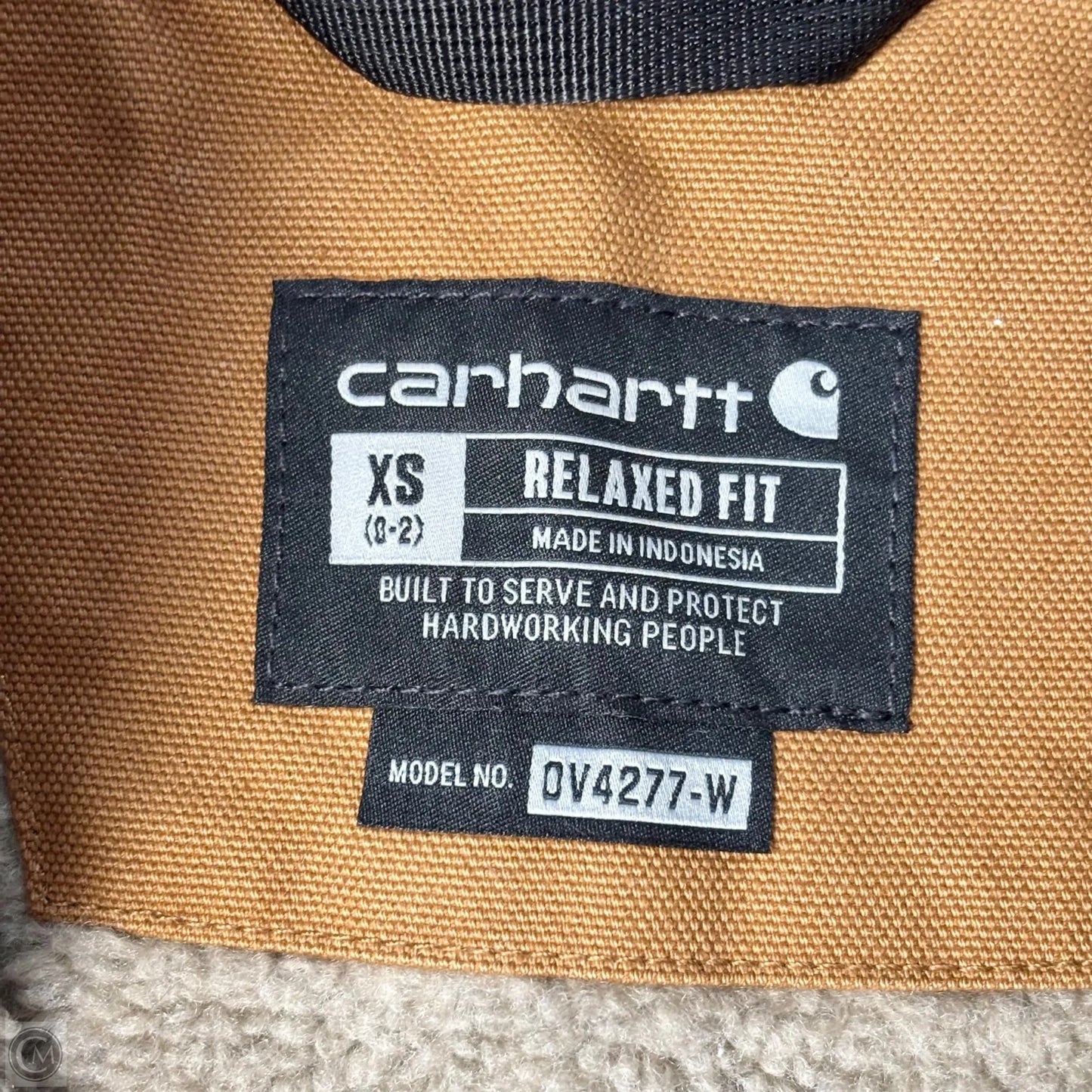 Vest Other By Carhartt In Brown, Size: Xs