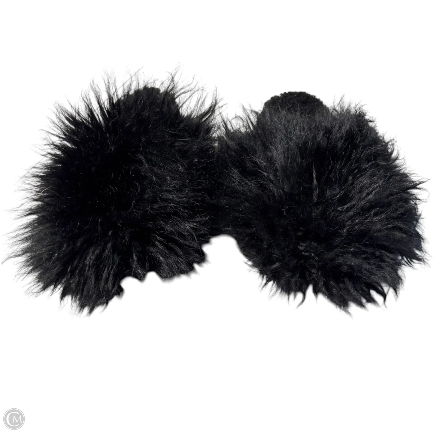 Slippers Designer By Ugg In Black, Size: 8