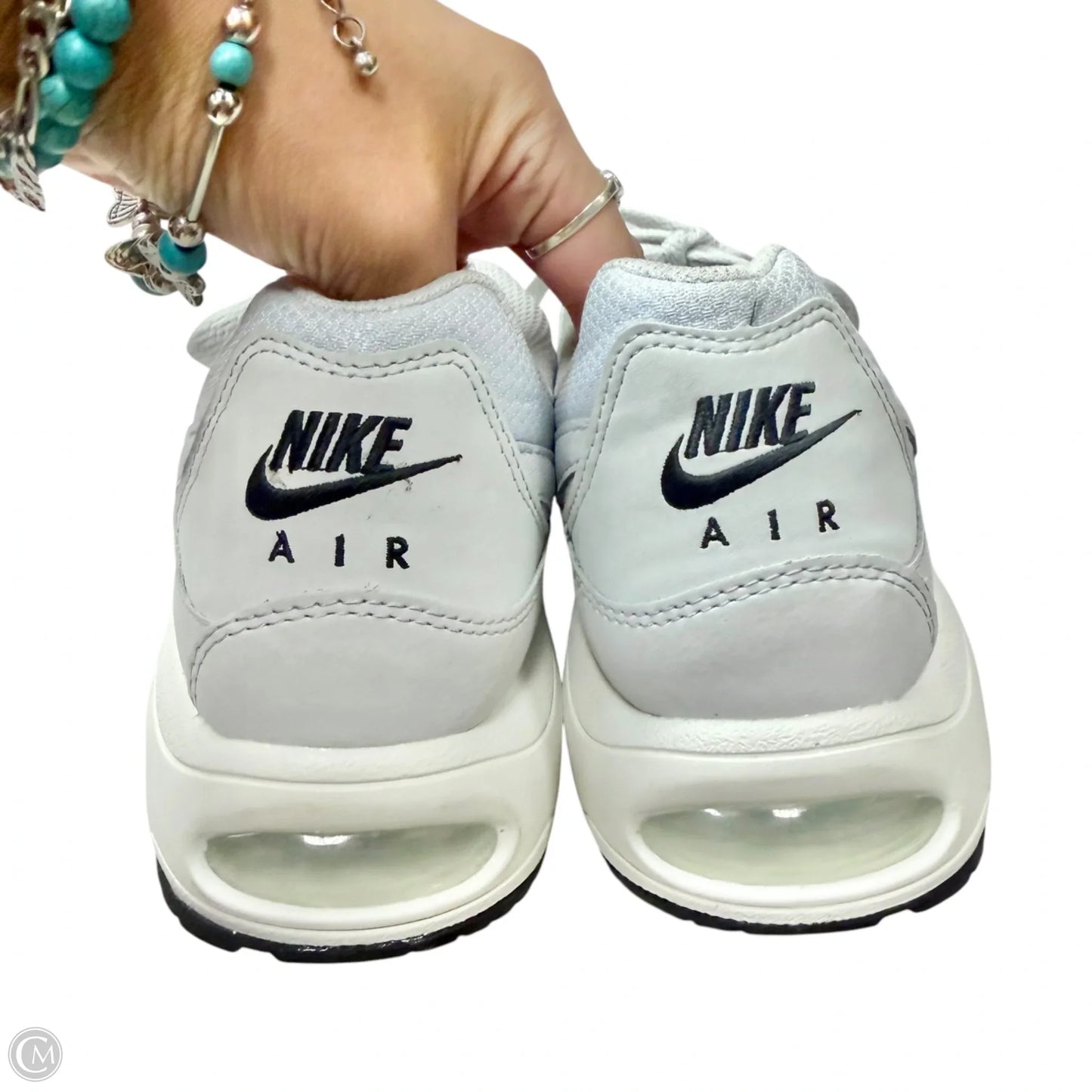 Shoes Sneakers By Nike In Blue & Grey, Size: 7