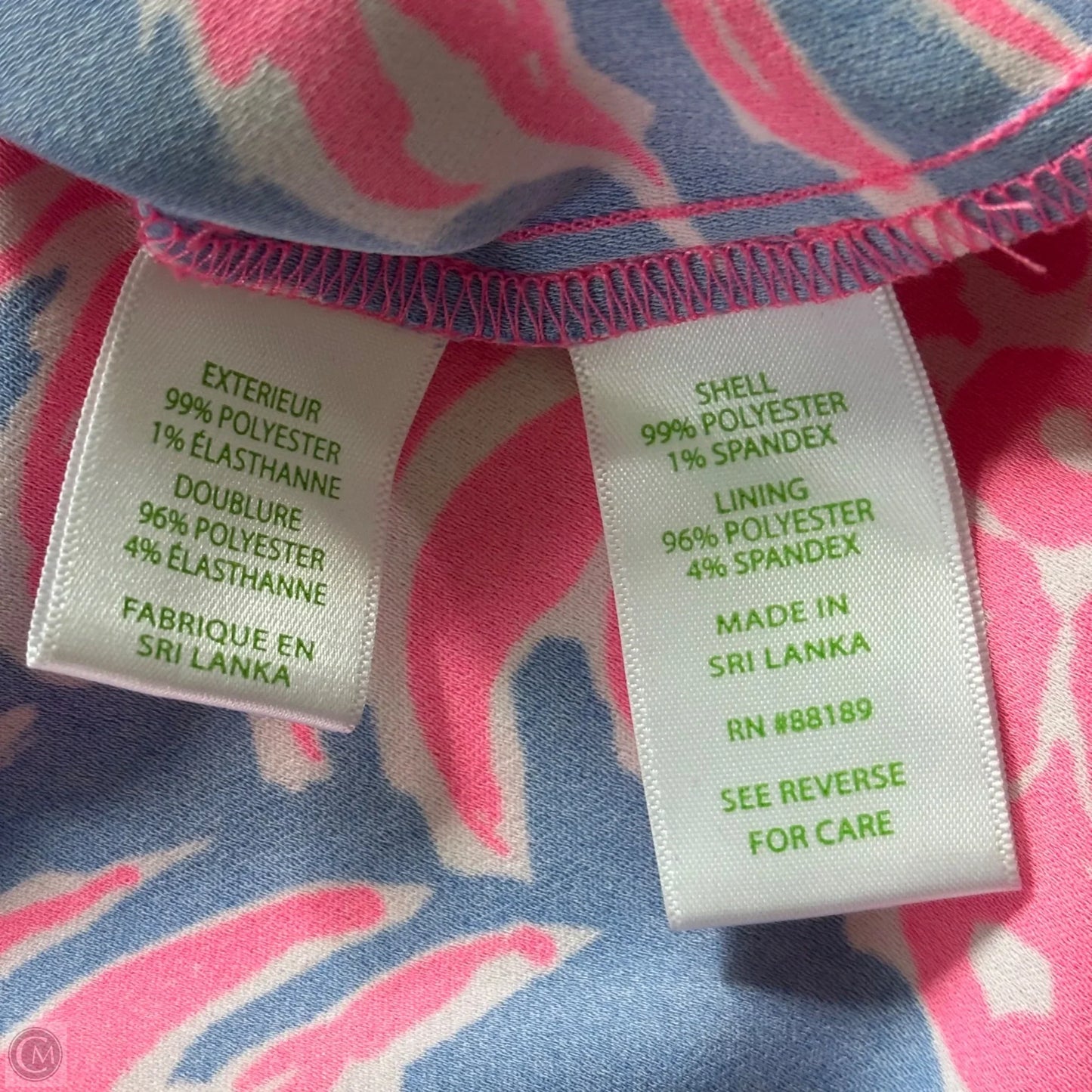 Dress Designer By Lilly Pulitzer In Blue & Pink, Size: S