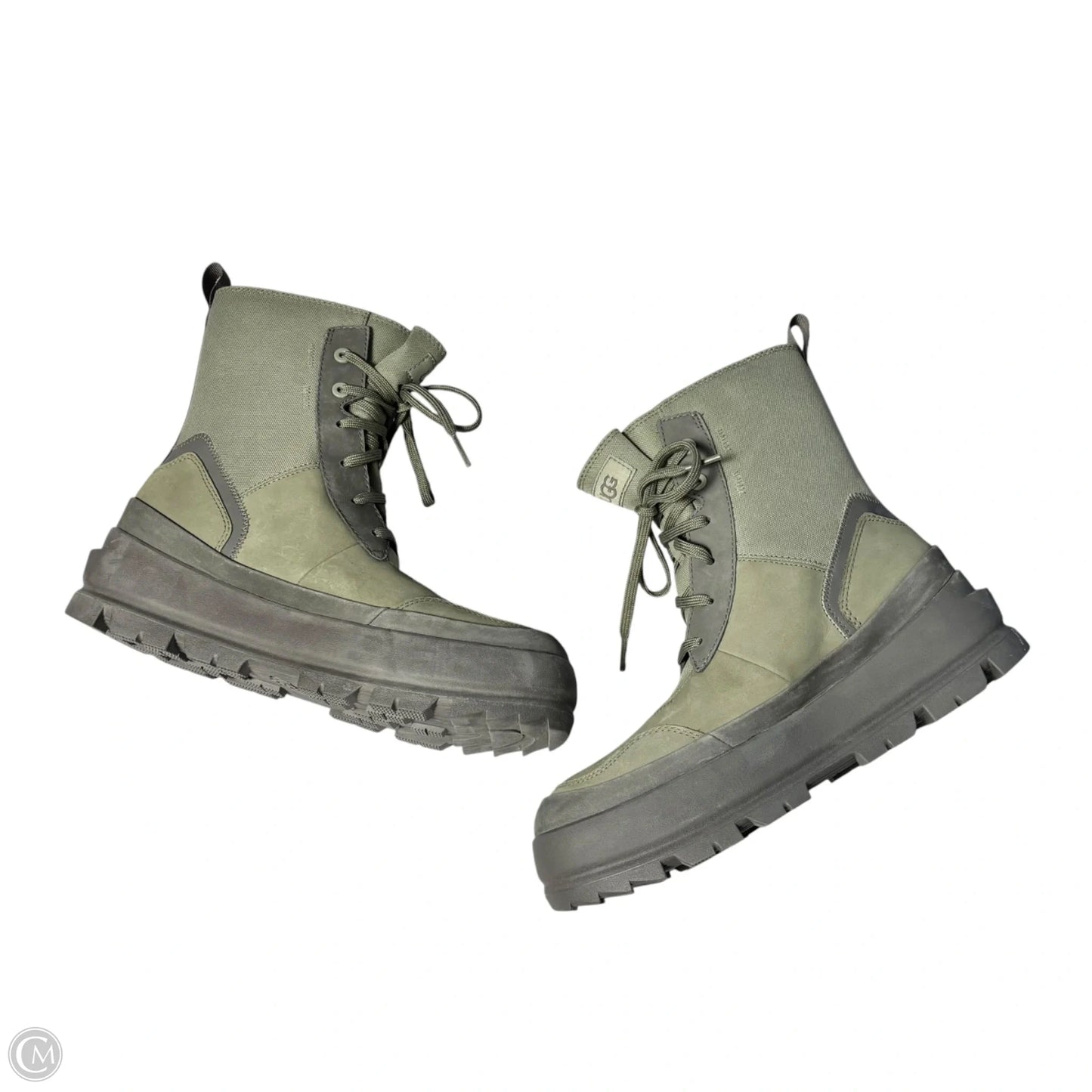 Boots Designer By Ugg In Green, Size: 8.5