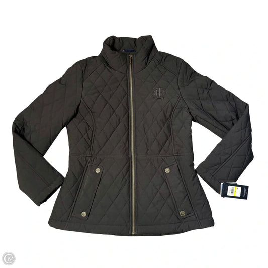 Jacket Puffer & Quilted By Tommy Hilfiger In Black, Size: M