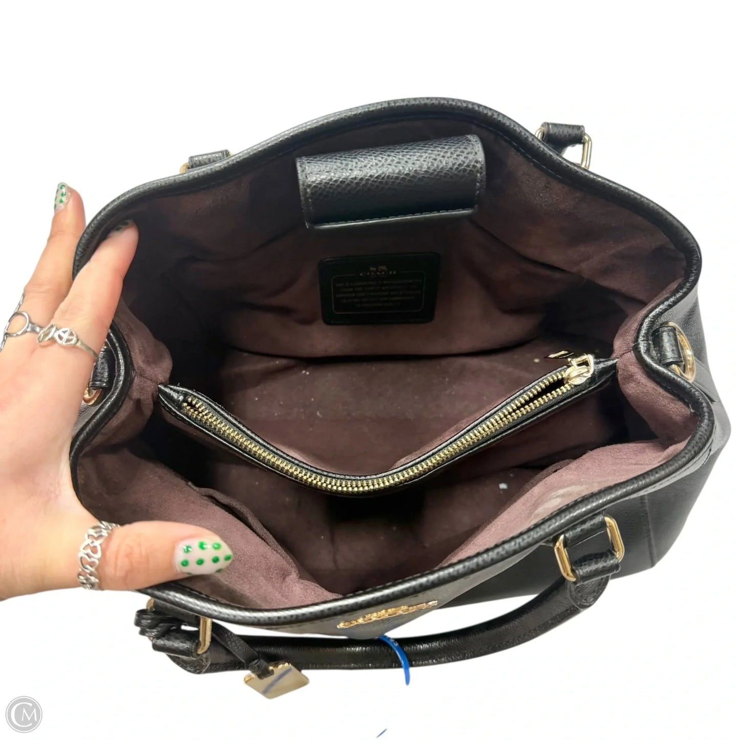 Handbag Designer By Coach, Size: Small