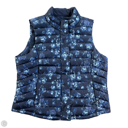 Vest Puffer & Quilted By Gap In Floral Print, Size: Xxl