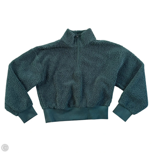 Sweatshirt Collar By Athleta In Green, Size: Xxs