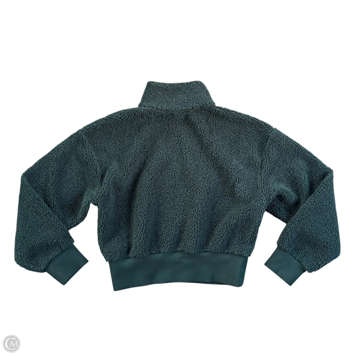 Sweatshirt Collar By Athleta In Green, Size: Xxs