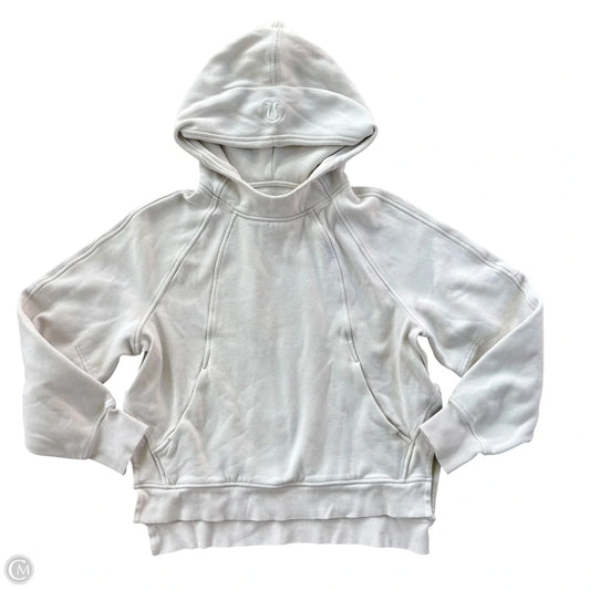 Sweatshirt Hoodie By Lululemon In Cream, Size: Xs